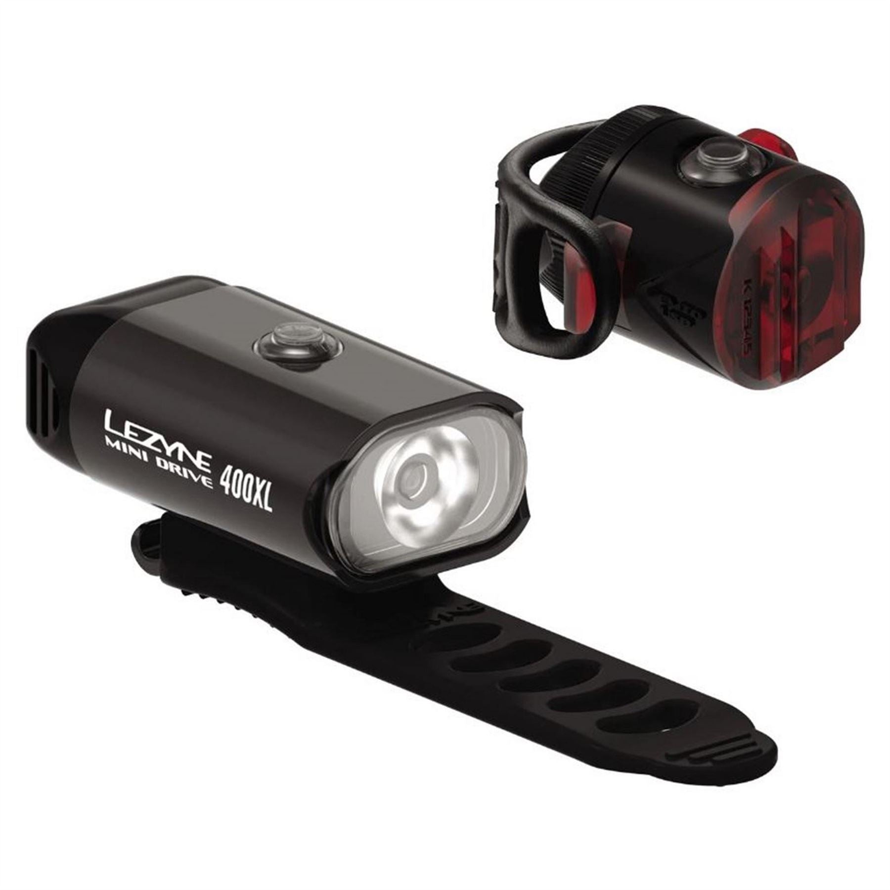 Lezyne Mini Drive 400xl   Femto Rechargeable Light Set