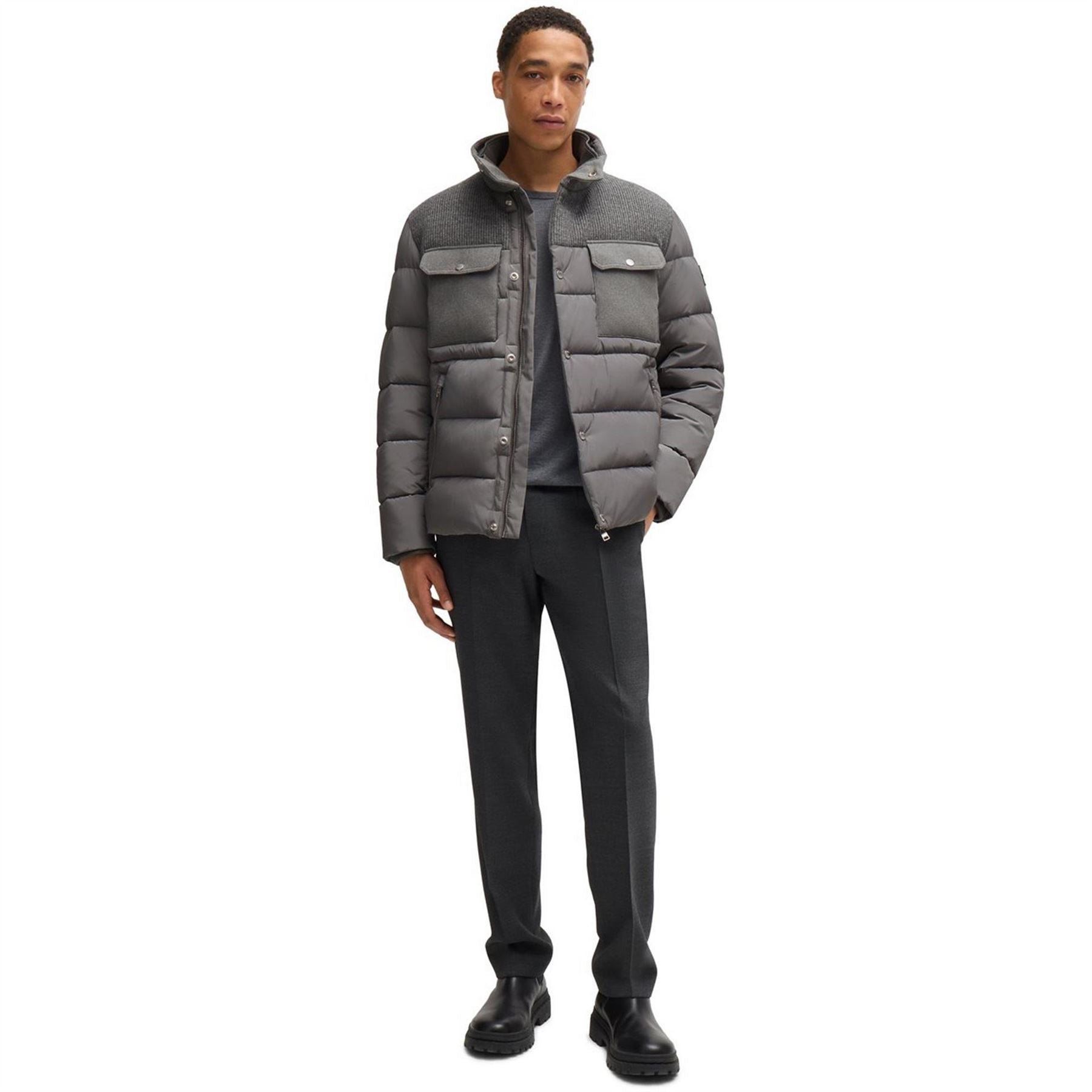 Boss C Caniel Mock Neck Field Jacket