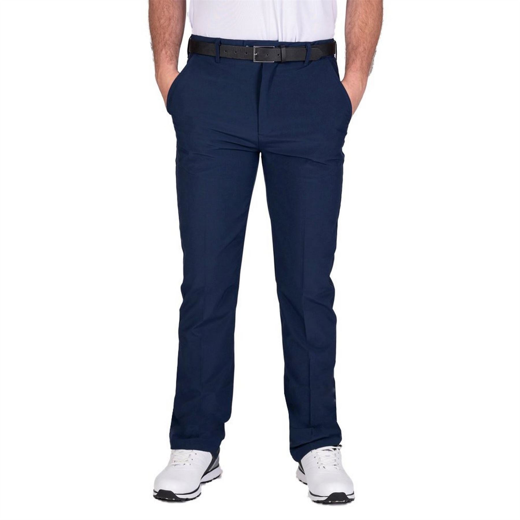 Island Green Mens Golf Stretch Tapered Trousers