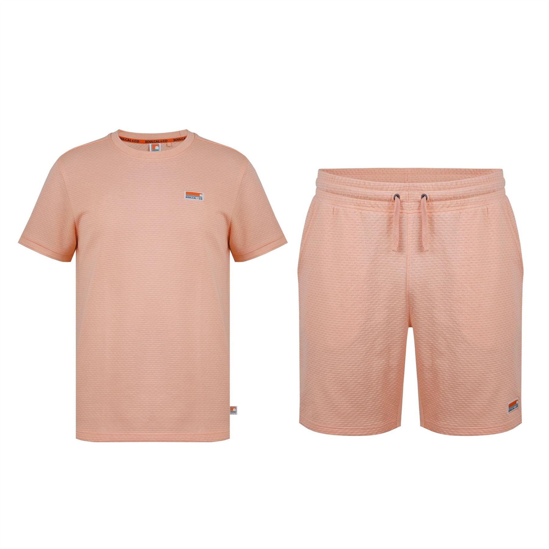 SoulCal Crew Neck Short Sleeve T-Shirt and Short Set