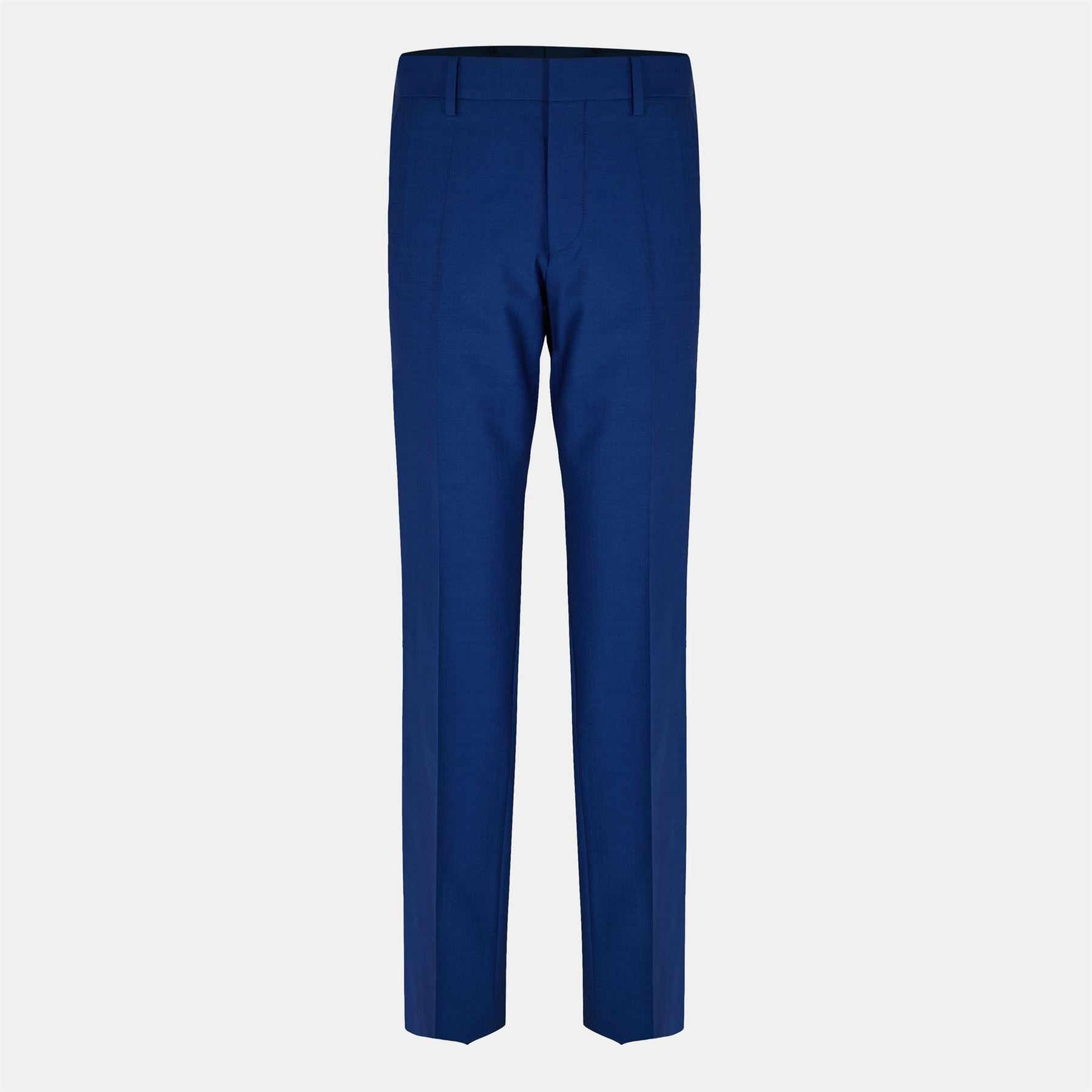 Boss Genius Solid Patterned Straight Chinos