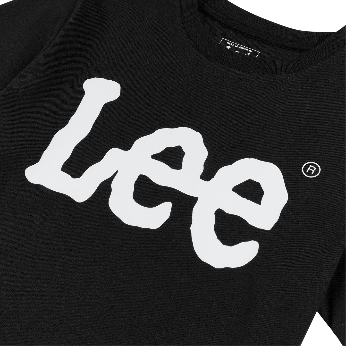 Lee Wobbly Lettering Crew Neck T-Shirt