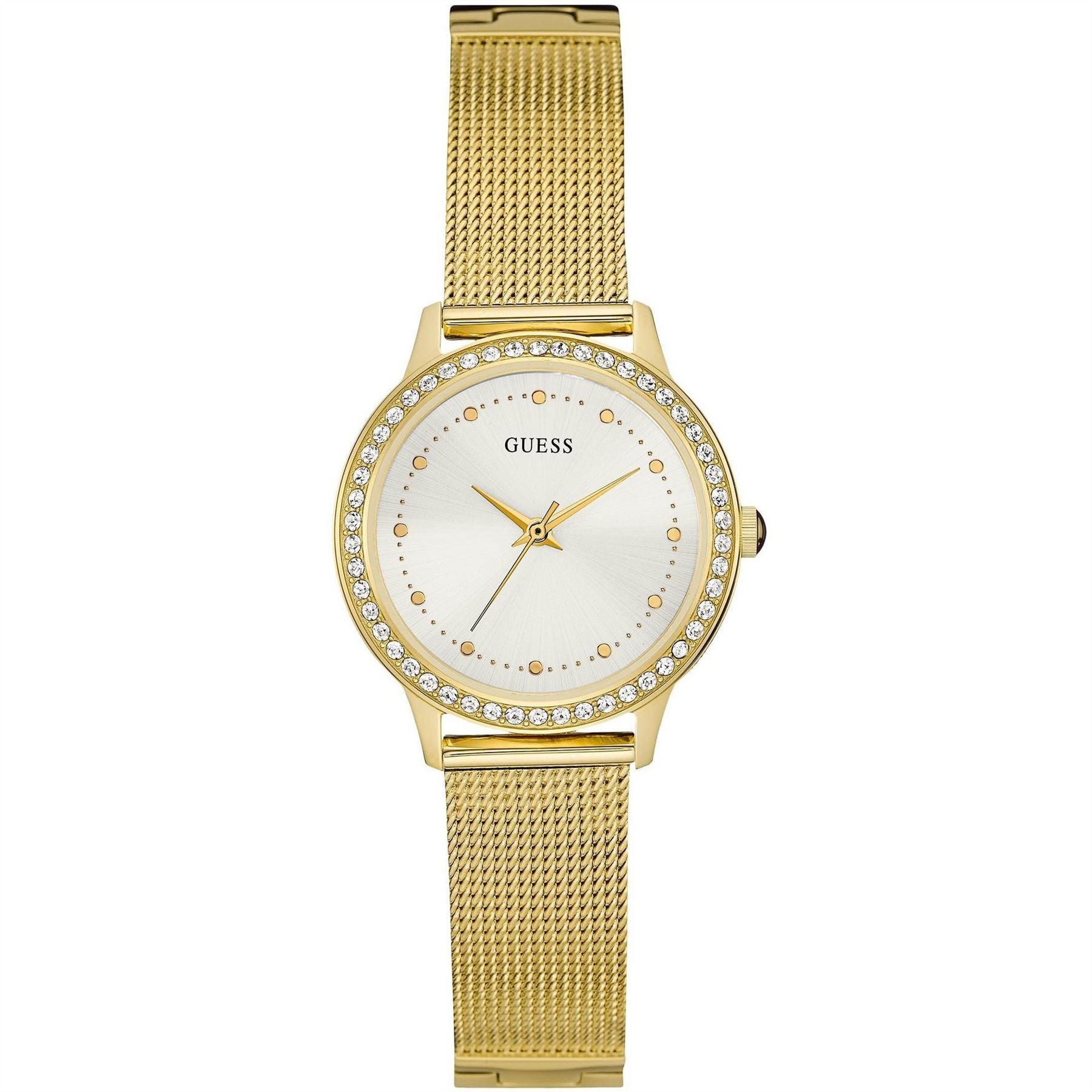 Guess Gold Mesh Bracelet Watch
