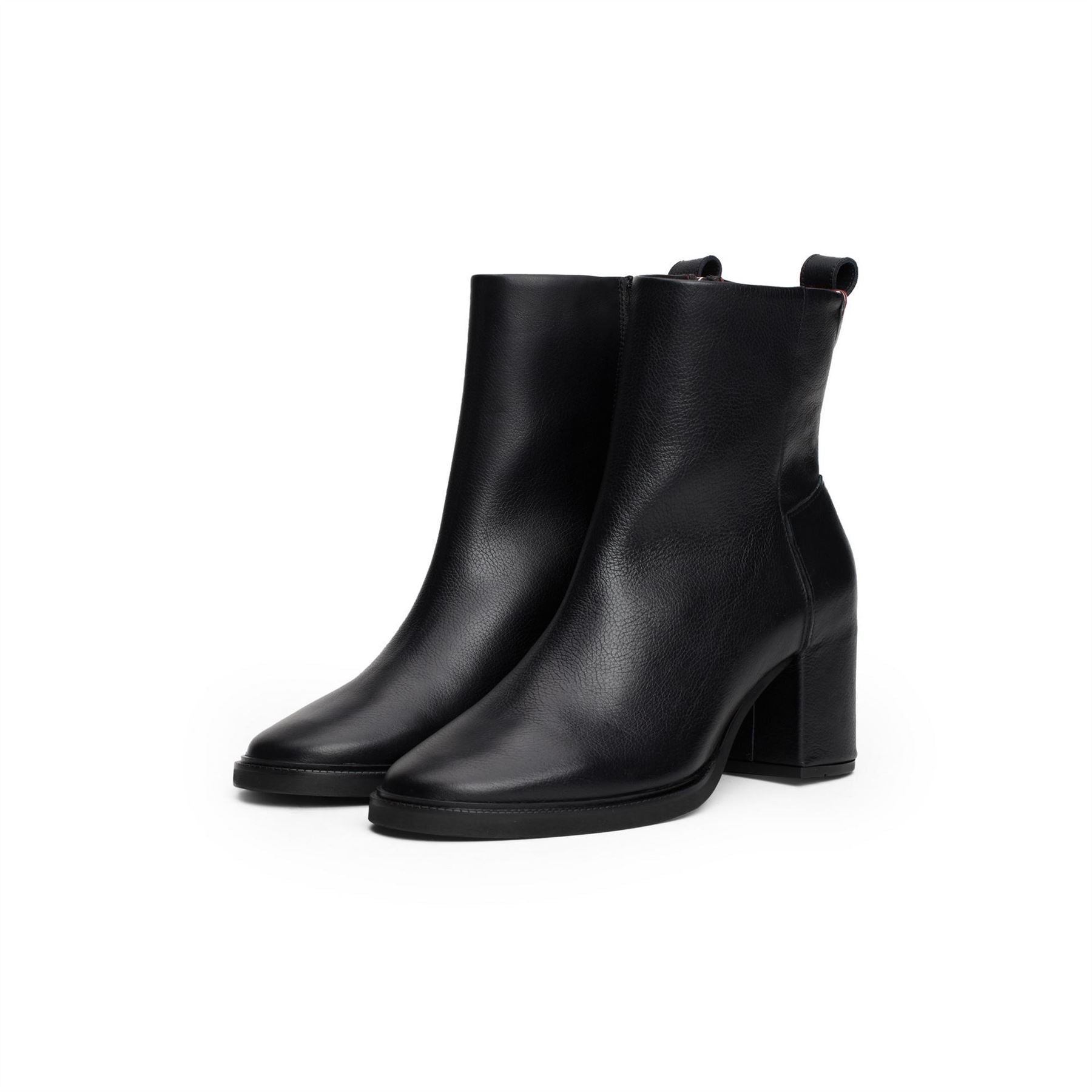 Tommy Hilfiger Boot Mid Wrapped Lthr Heel