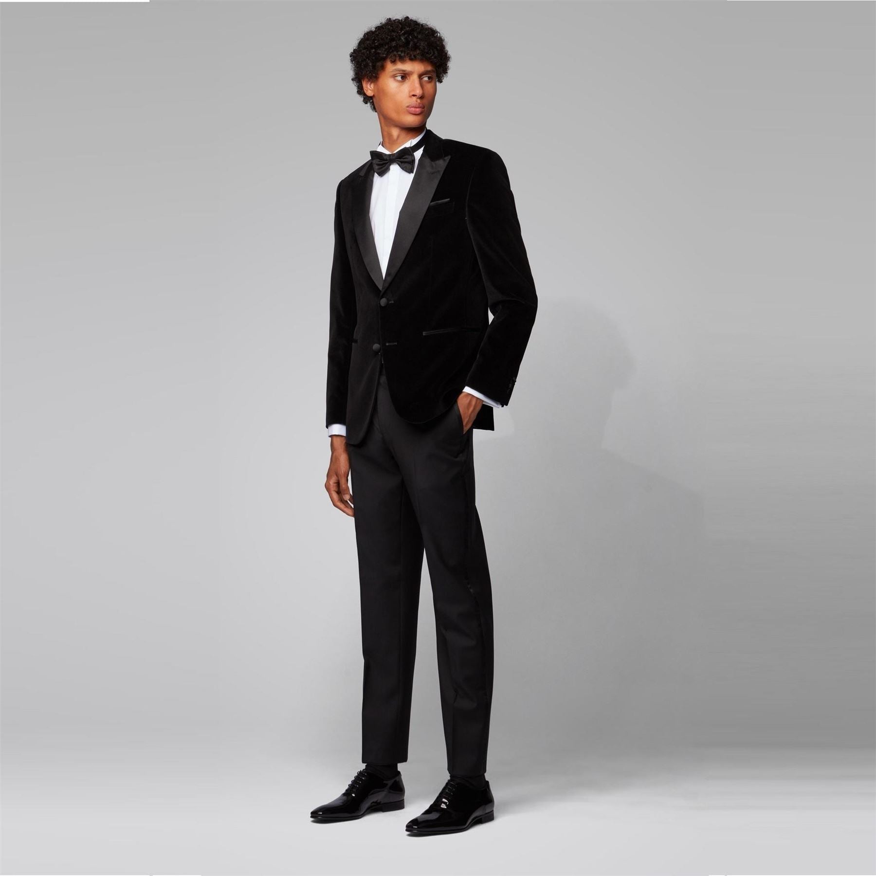 Boss Collared Neck Long Sleeve Cuff Shirt