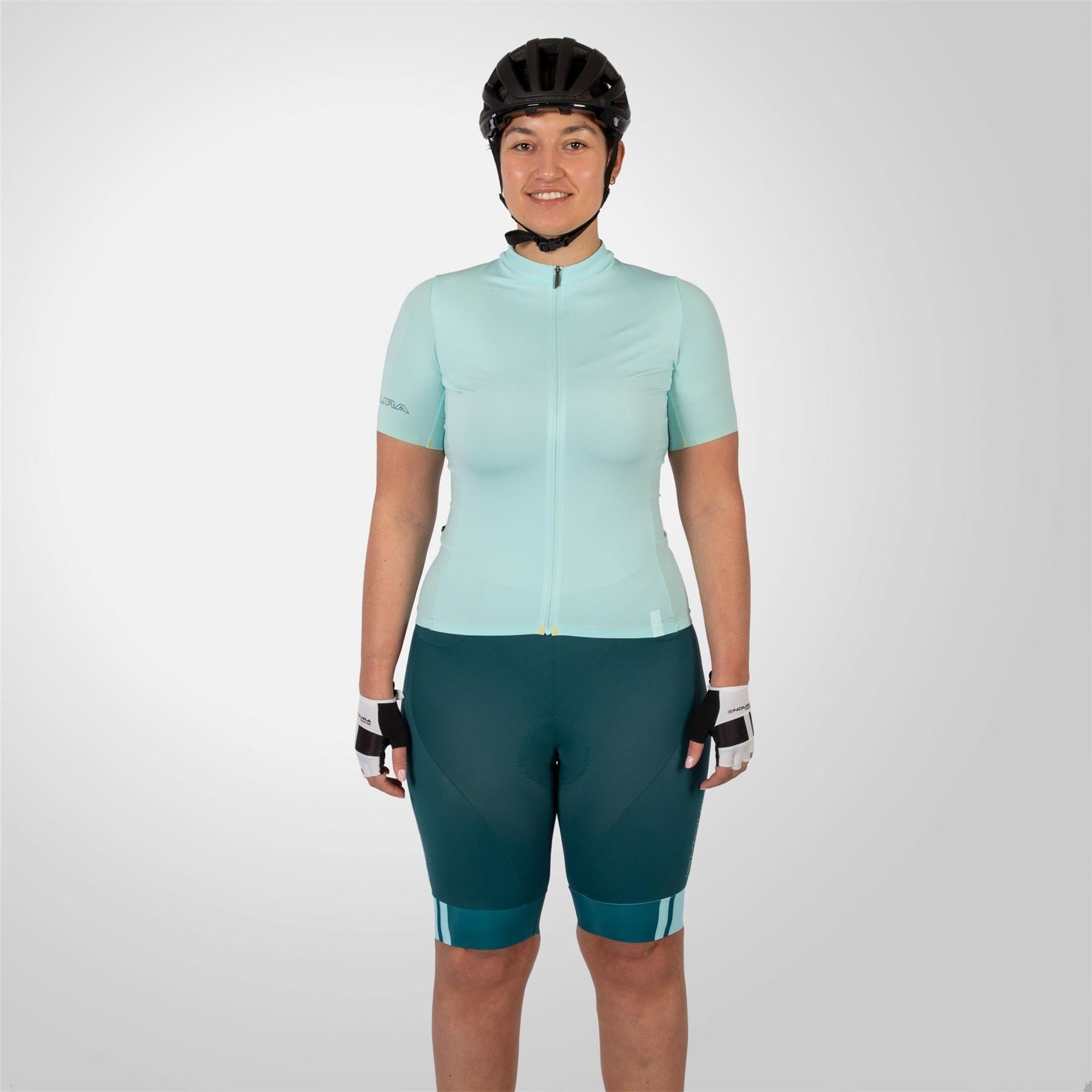 Endura Zipped Pocket Mock Neck Raglan Sleeve Jersey