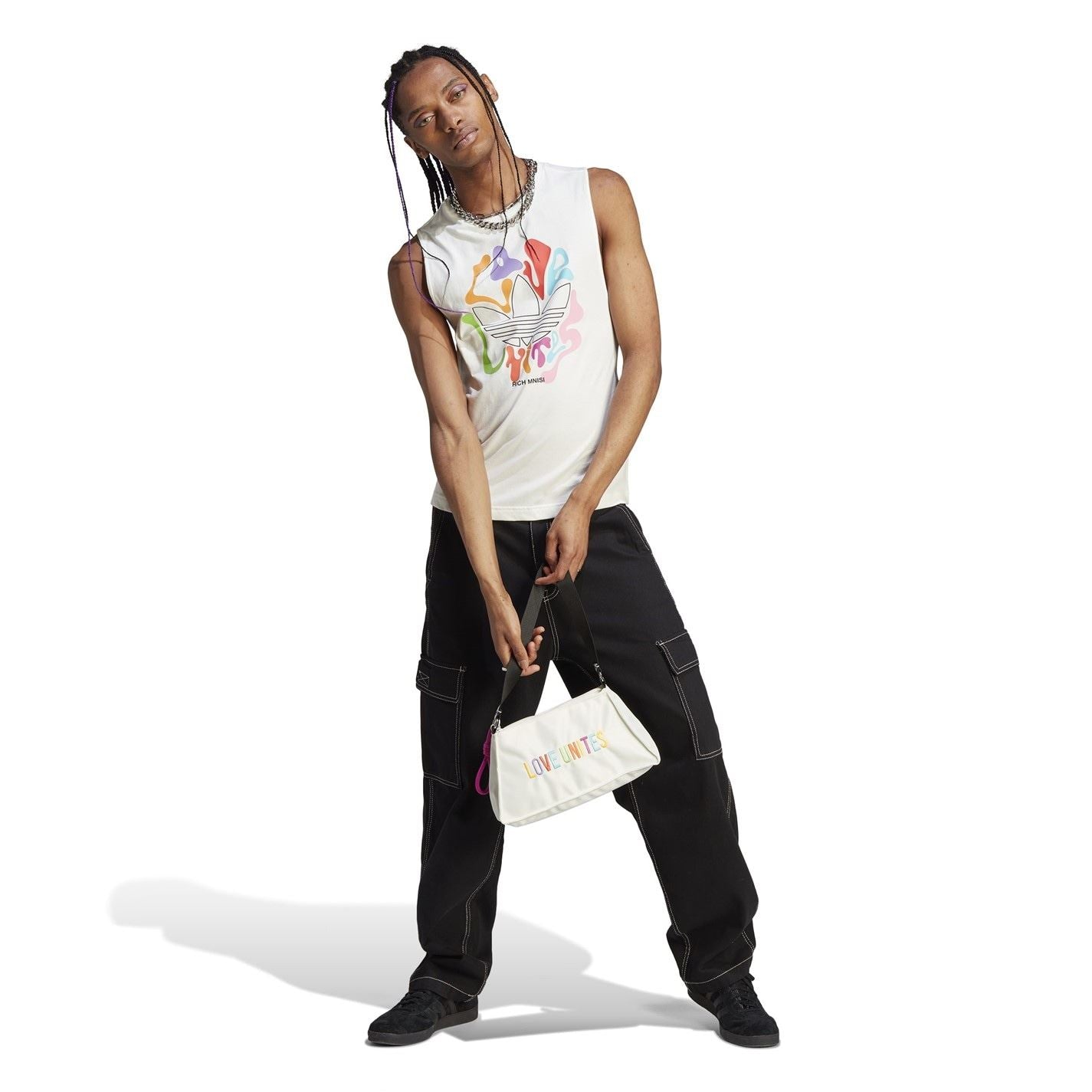 adidas Originals Pride Regular Fit Crew Neck Tank