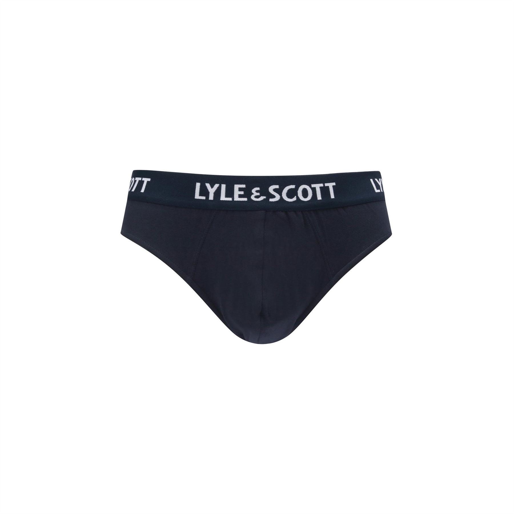 Lyle and Scott 3 Pack Solid Patterned Knicker