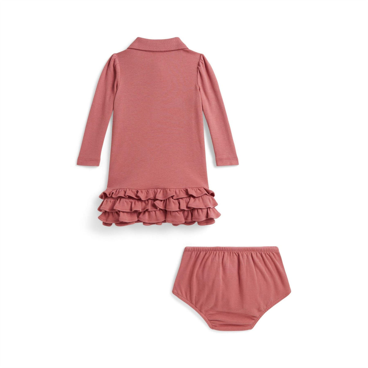 Polo Ralph Lauren Collared Neck Long Sleeve Mini Dress