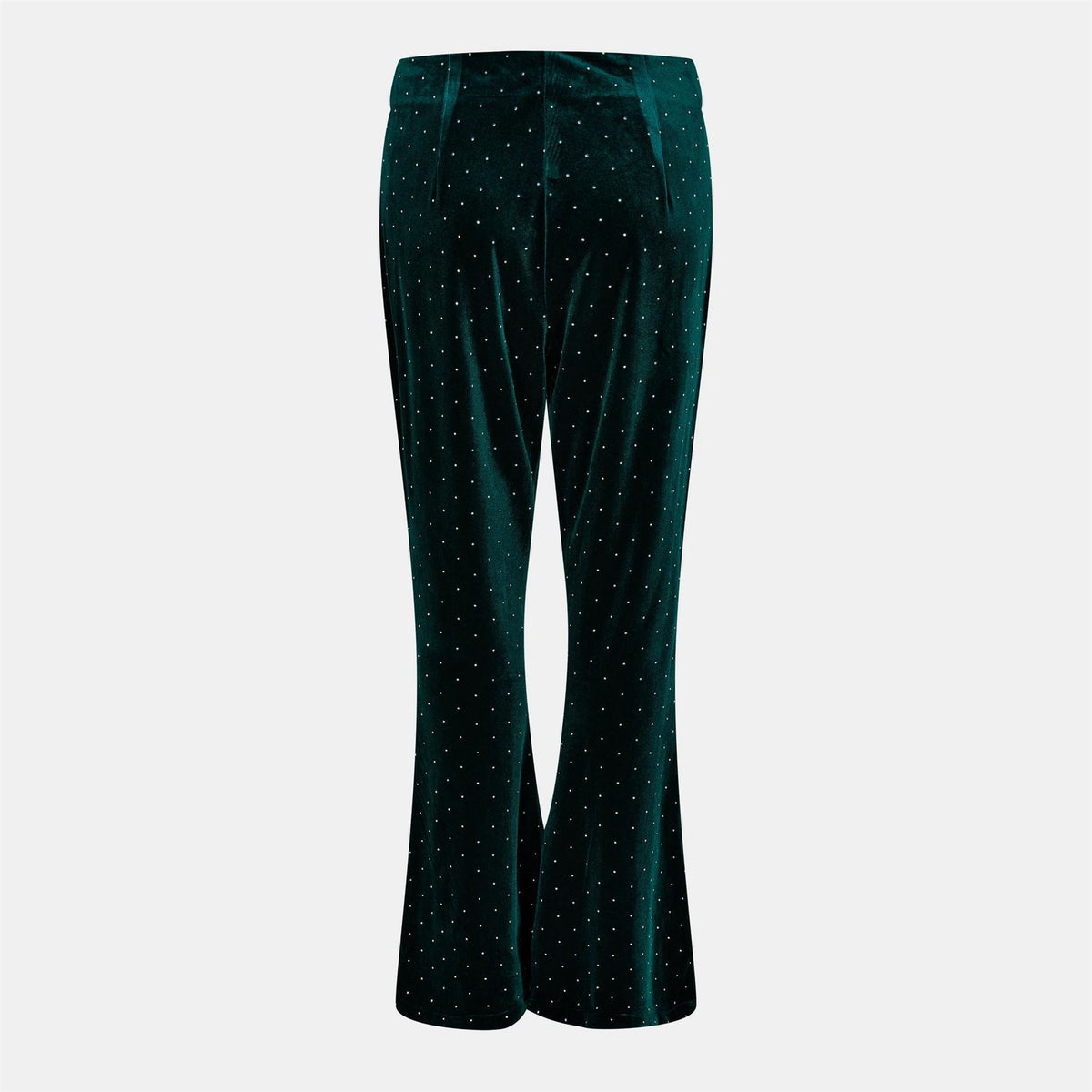 Never Fully Dressed Velvet Polka Dot Wide Leg Trousers