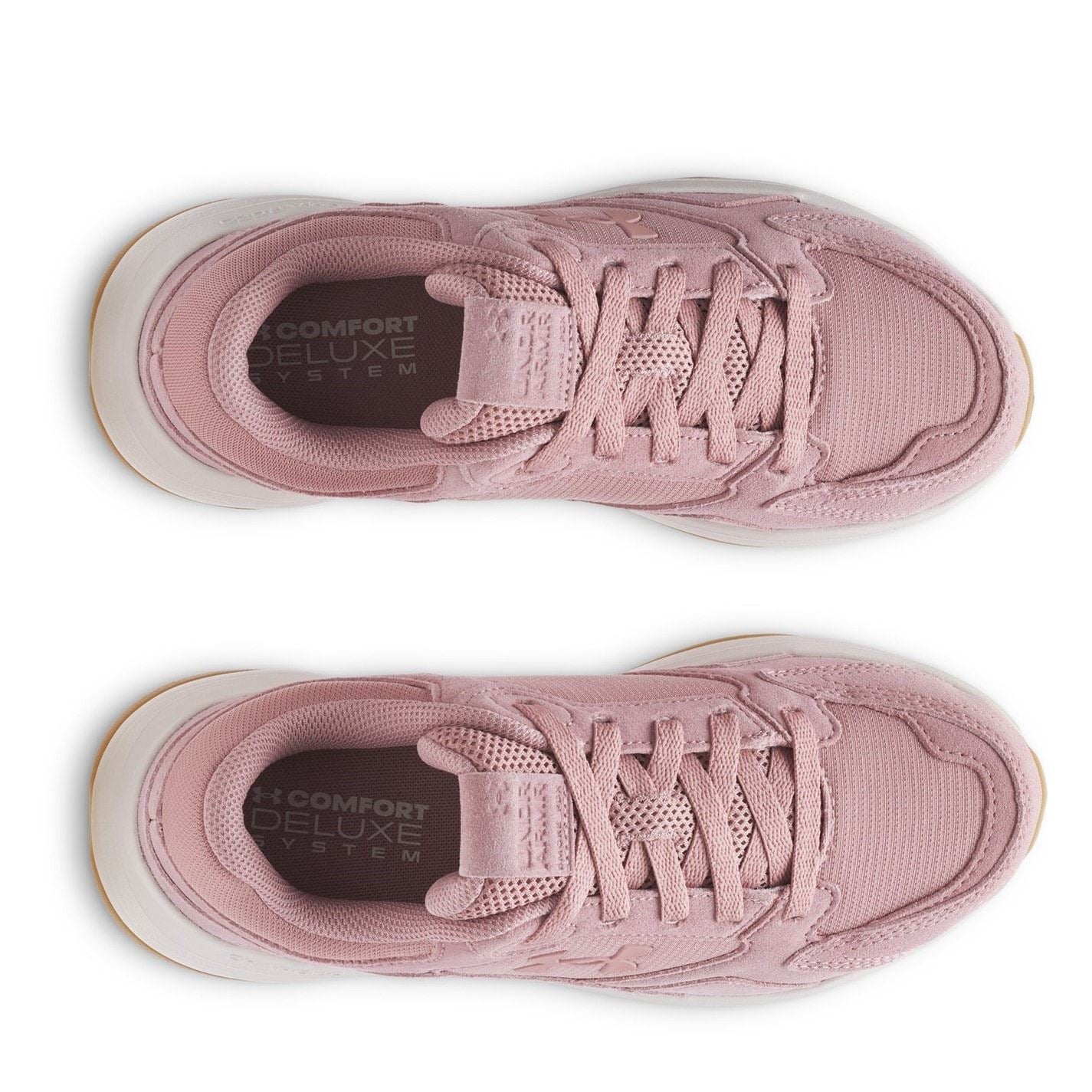 Under Armour Edge Suede Round Toe Flat Heel Trainers