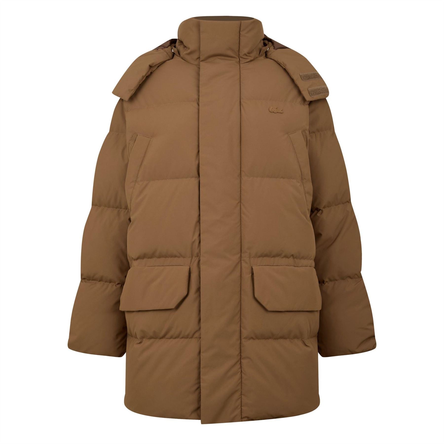 Lacoste Long Detachable Hood Long Sleeve Puffer Jacket