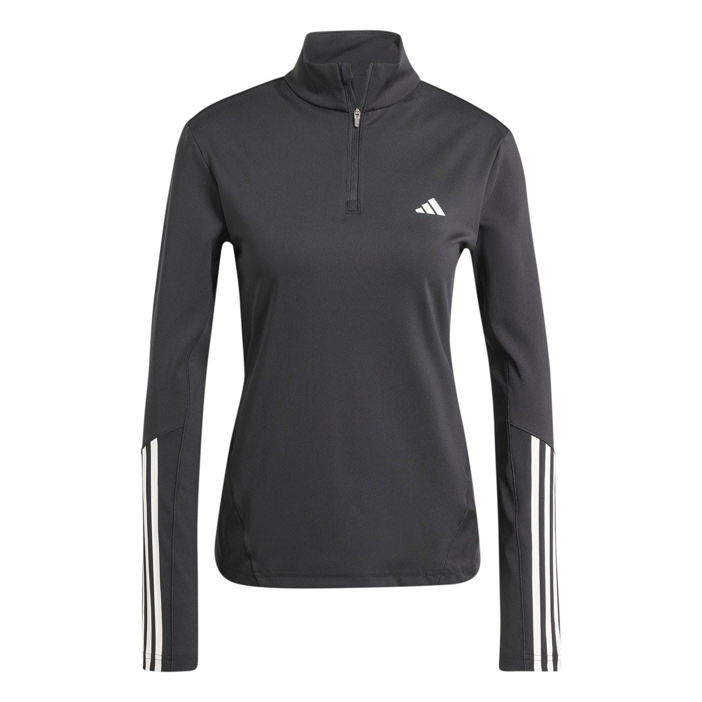 adidas Hyperglam Zip Neck Long Sleeve Gym Top