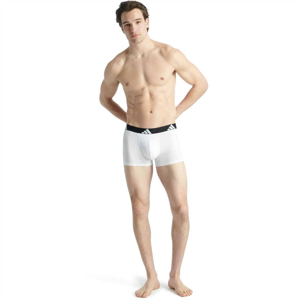 adidas 3 Pack Plain Design Boxer Brief