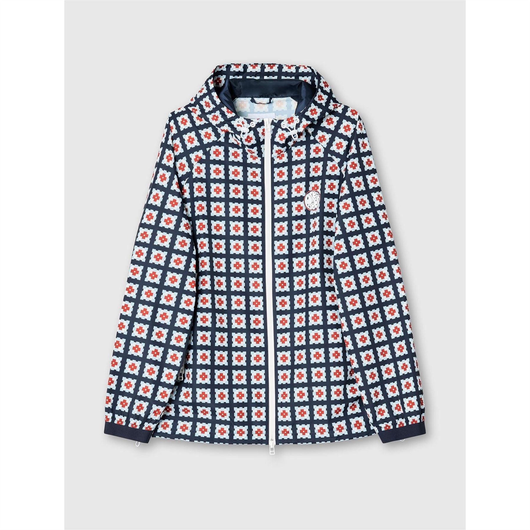 Pretty Green Timperley Geo Water Resistant Rain Anorak