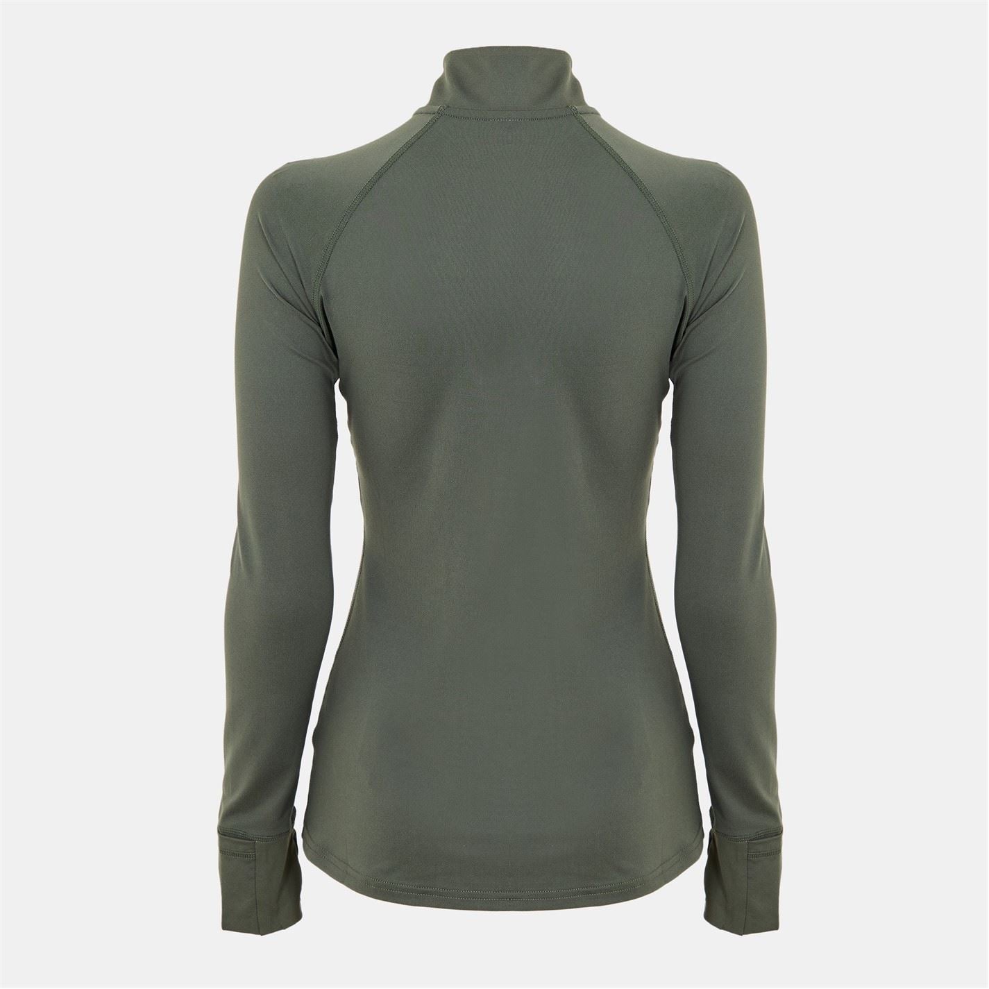 USA Pro Womens Long Sleeve Quarter Zip Top