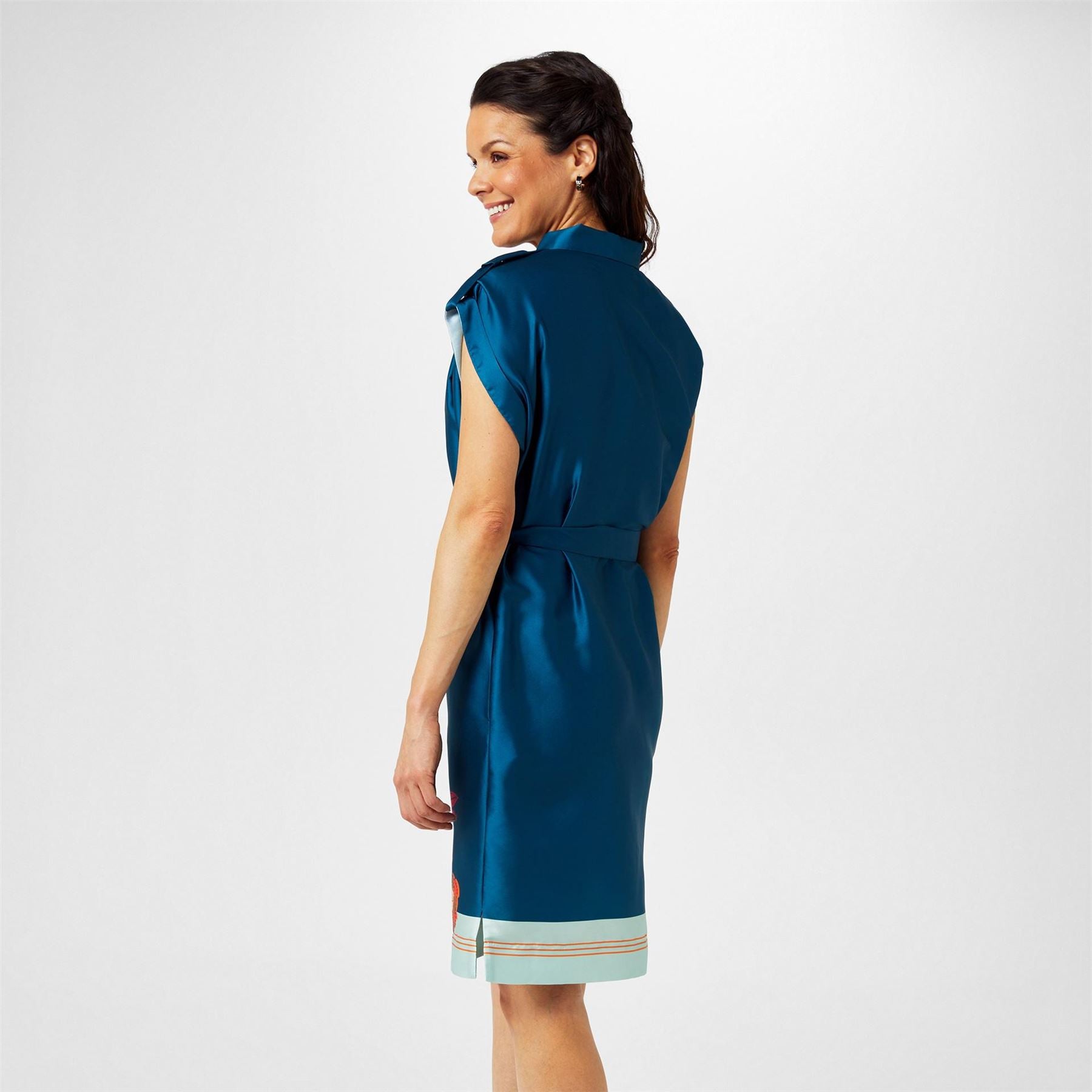 Biba Border Print Tunic Dress