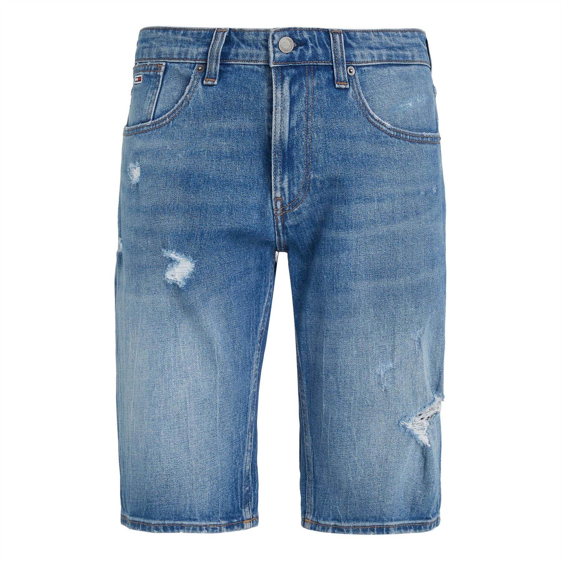 Tommy Jeans Denim Bermuda Shorts Light Wash
