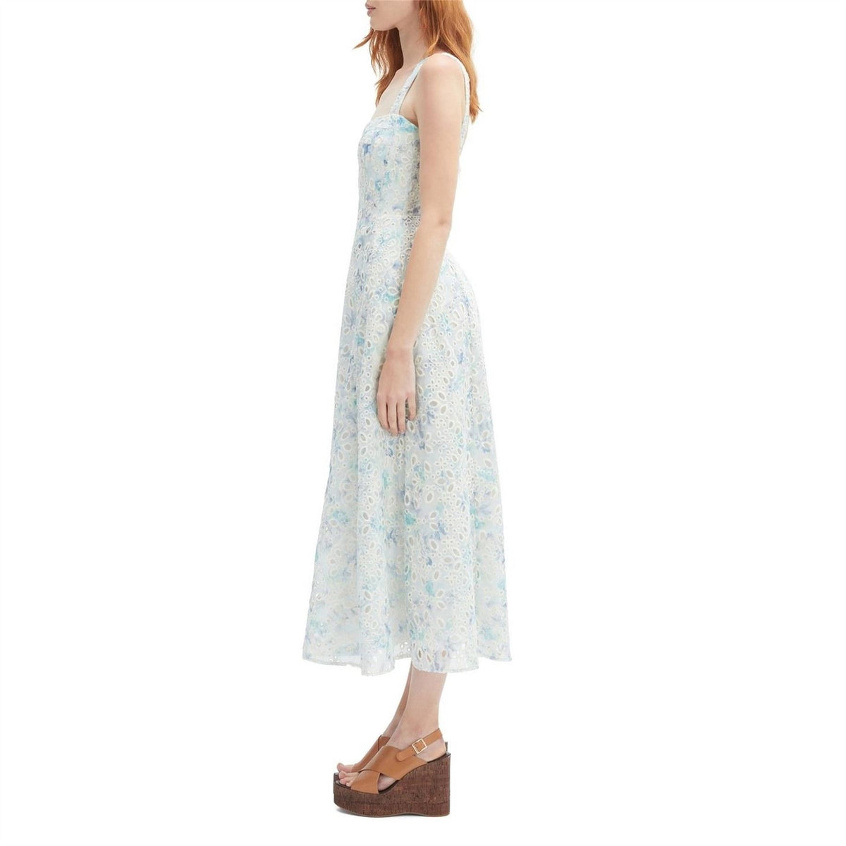 Bardot Adaline Embroidered Floral Cotton Maxi Dress