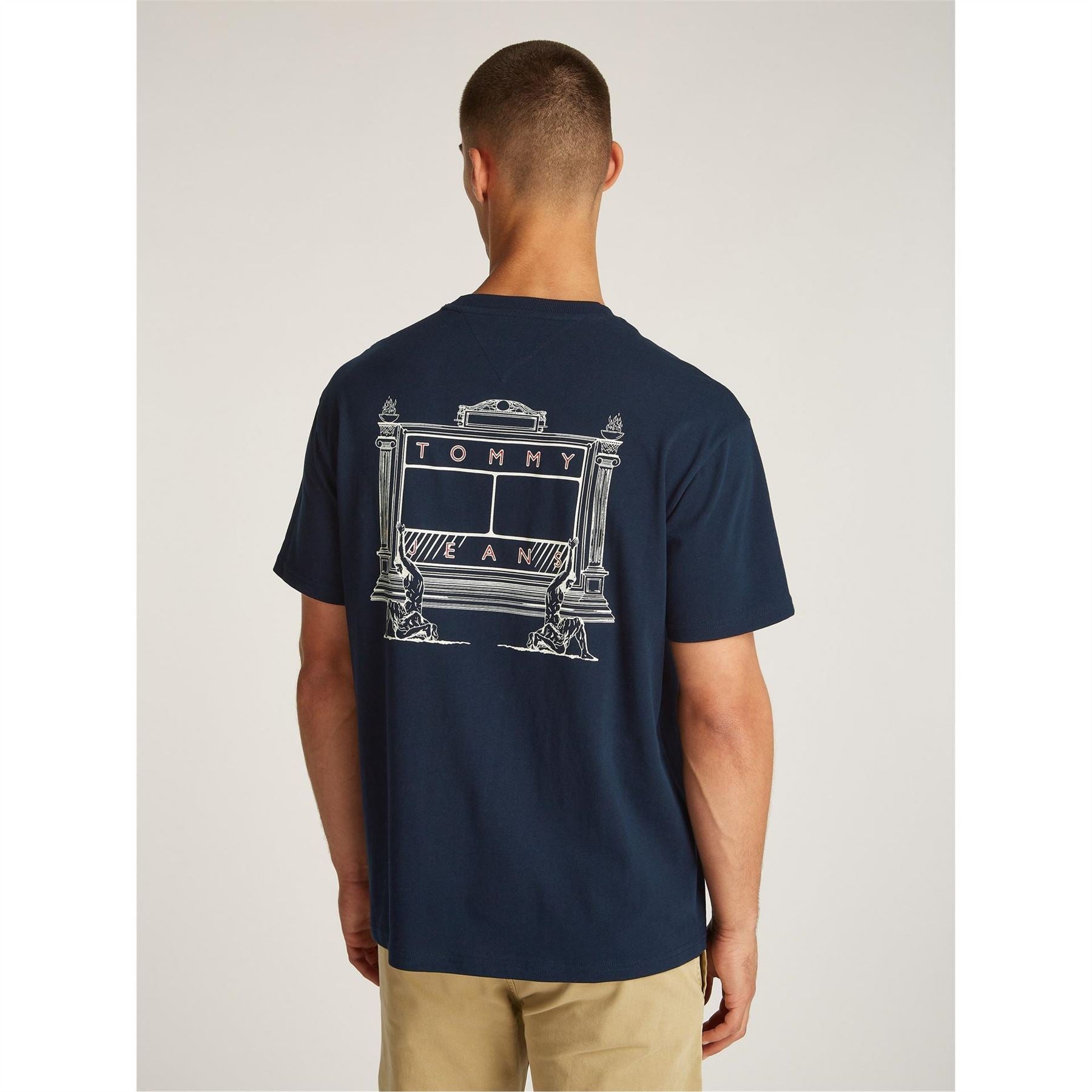 Tommy Jeans Regular Fit Novelty Crew Neck T-Shirt