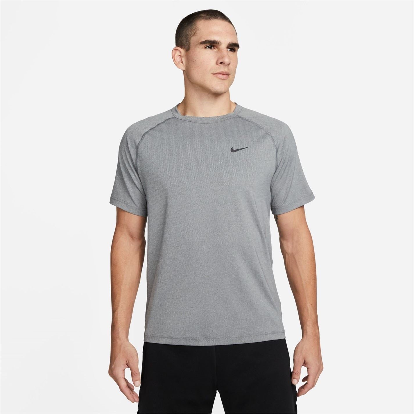 Nike Mens Dri Fit Ready Short Sleeve Fitness Top