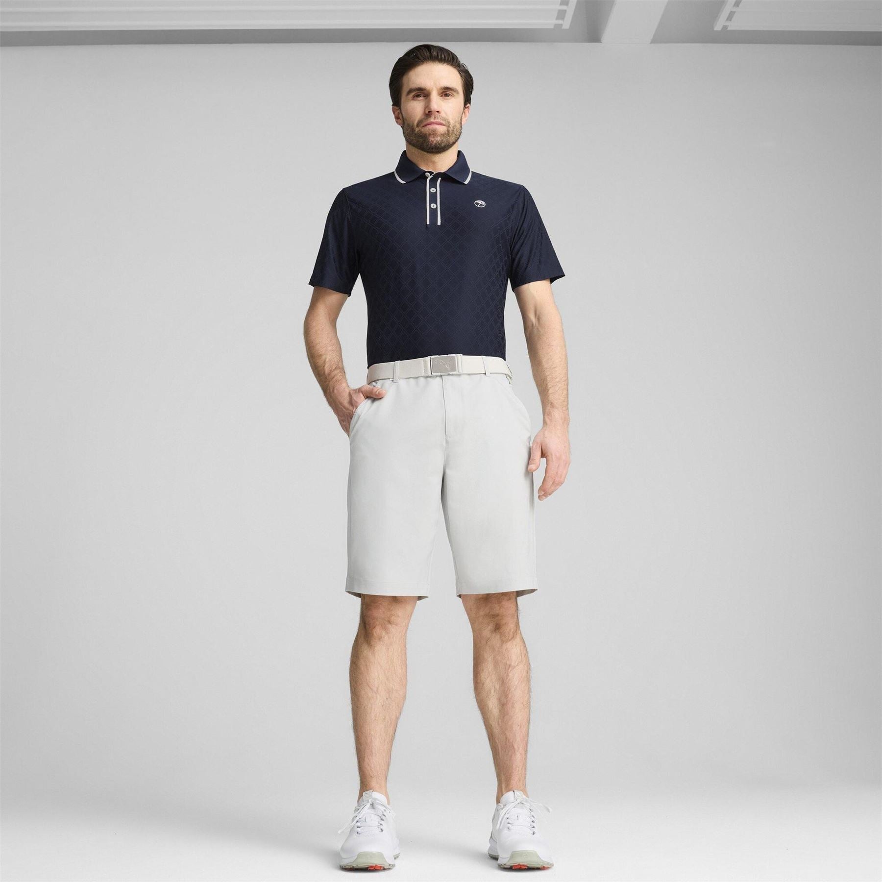 Puma Mens X Ap Tipped Jacquard Polo Shirt