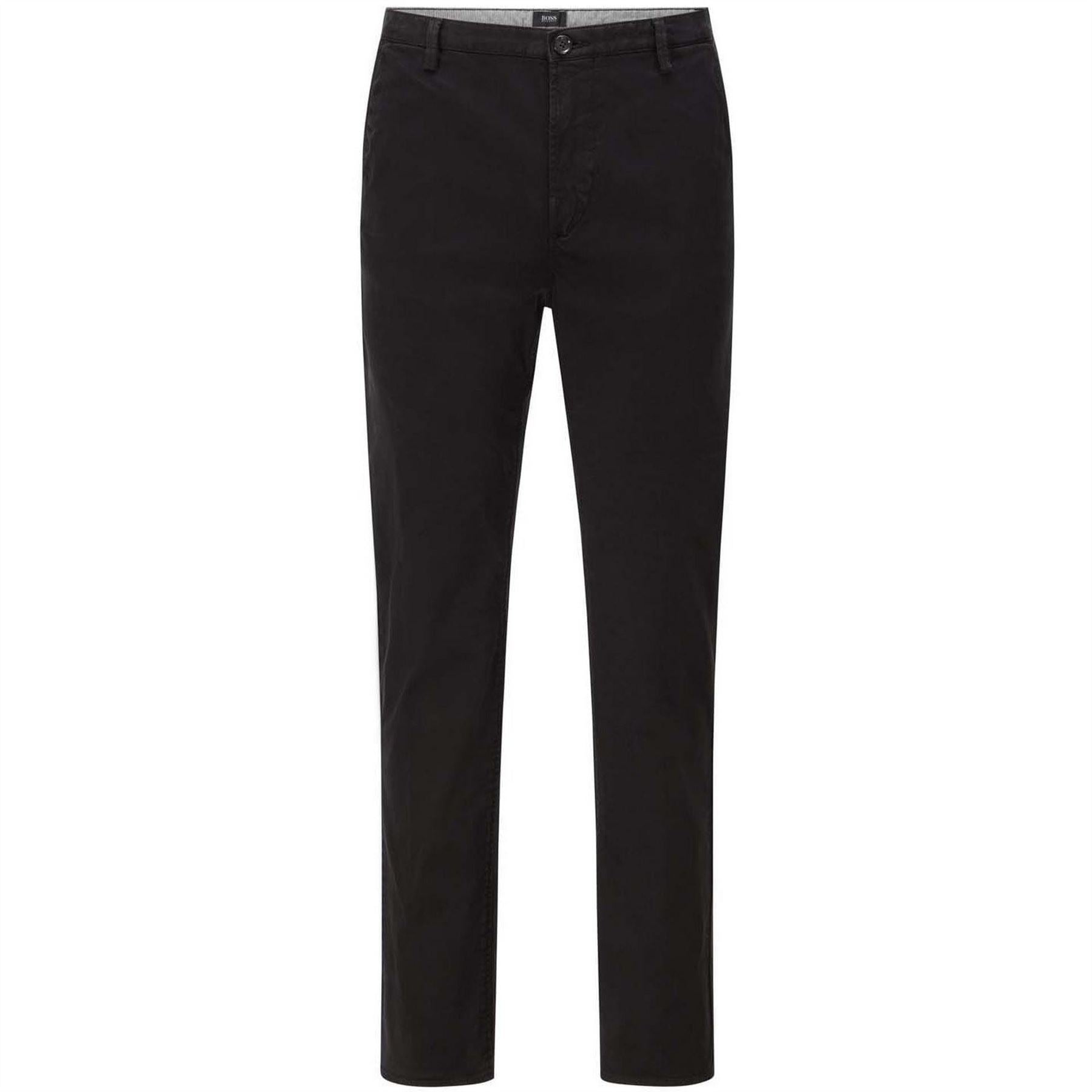 Boss Rice 1 D Cotton Slim Fit Straight Trousers