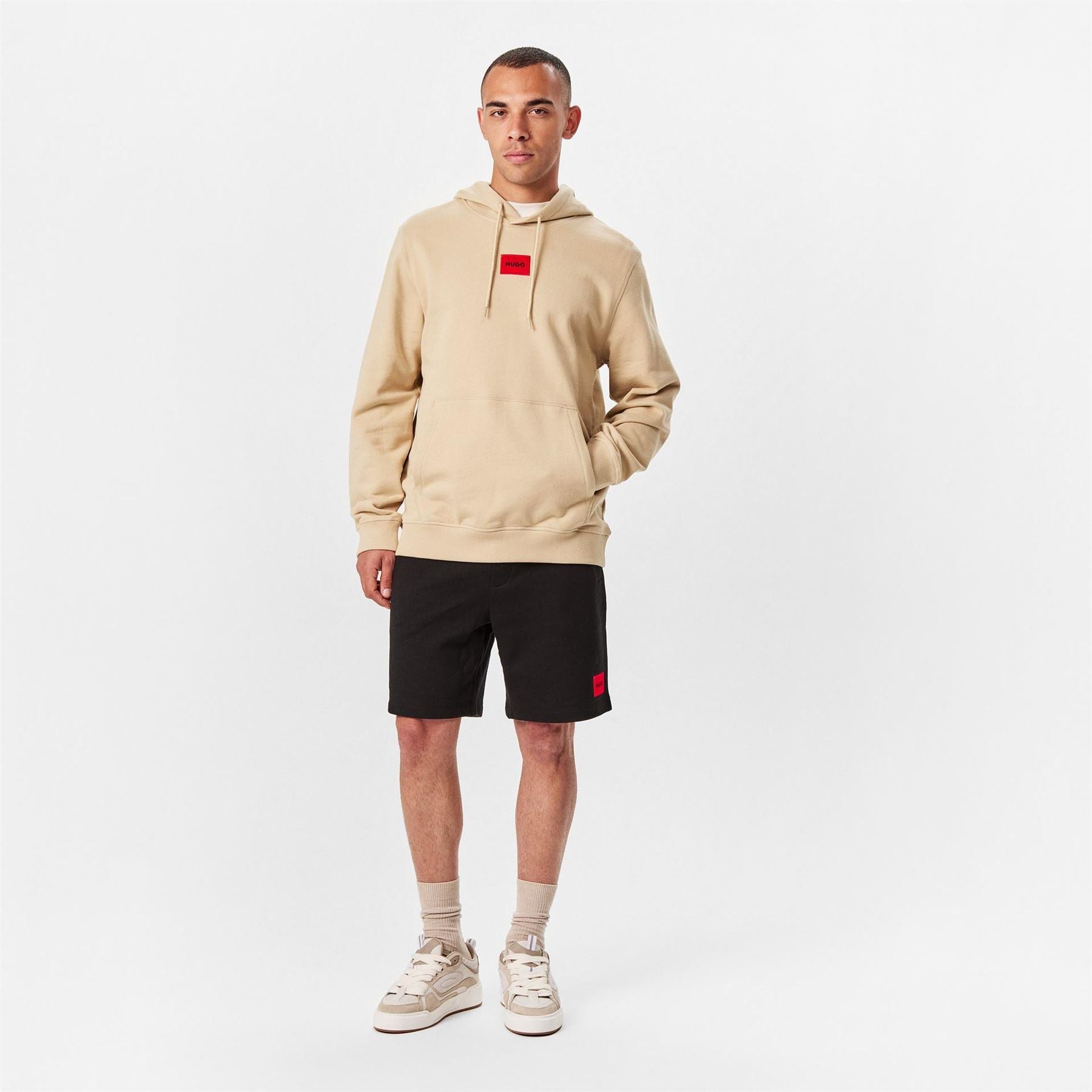 Hugo HUGO Daratschi Drawstring Hoodie   Contemporary Streetwear Design