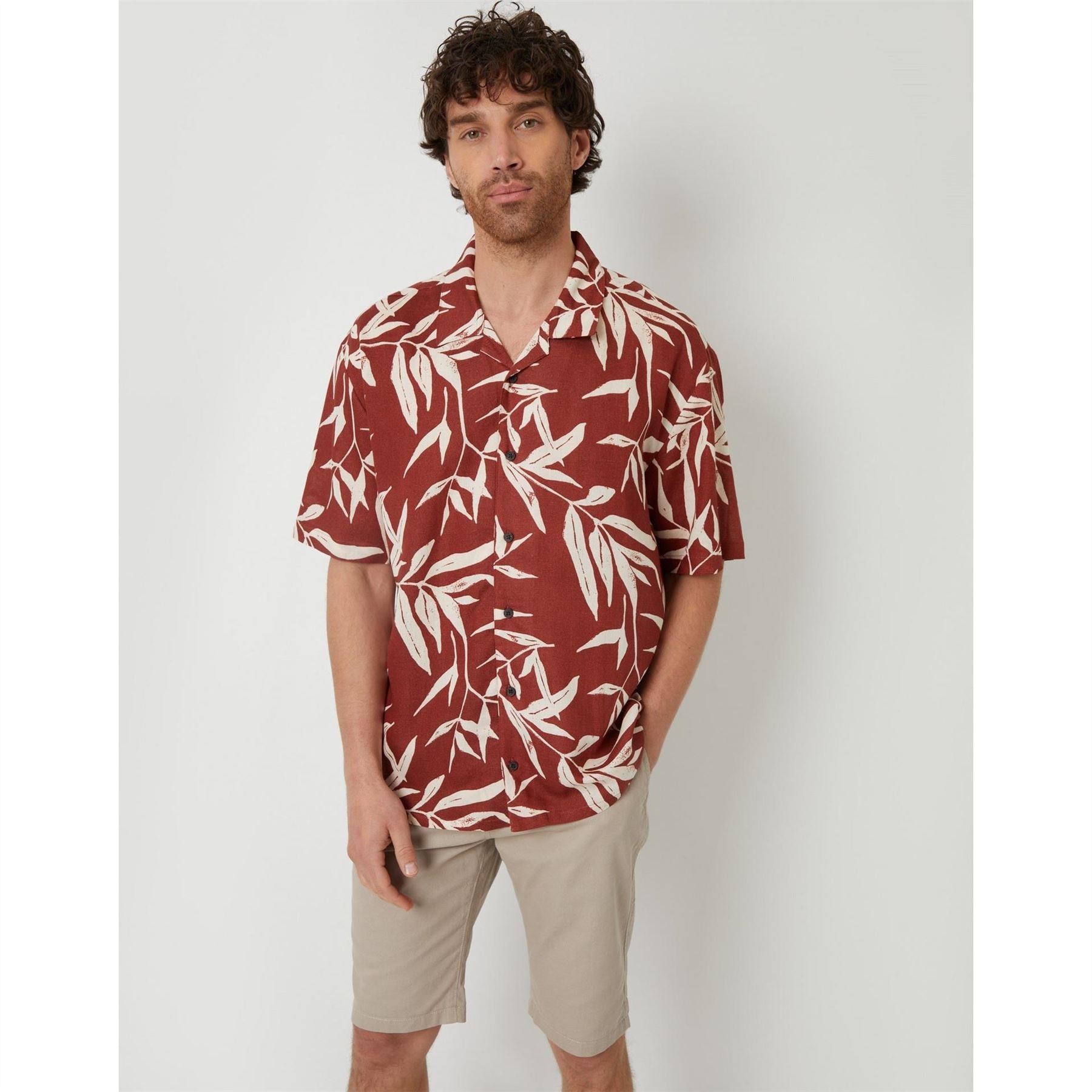 Threadbare Bam Relaxed Fit Short Sleeve Shirt