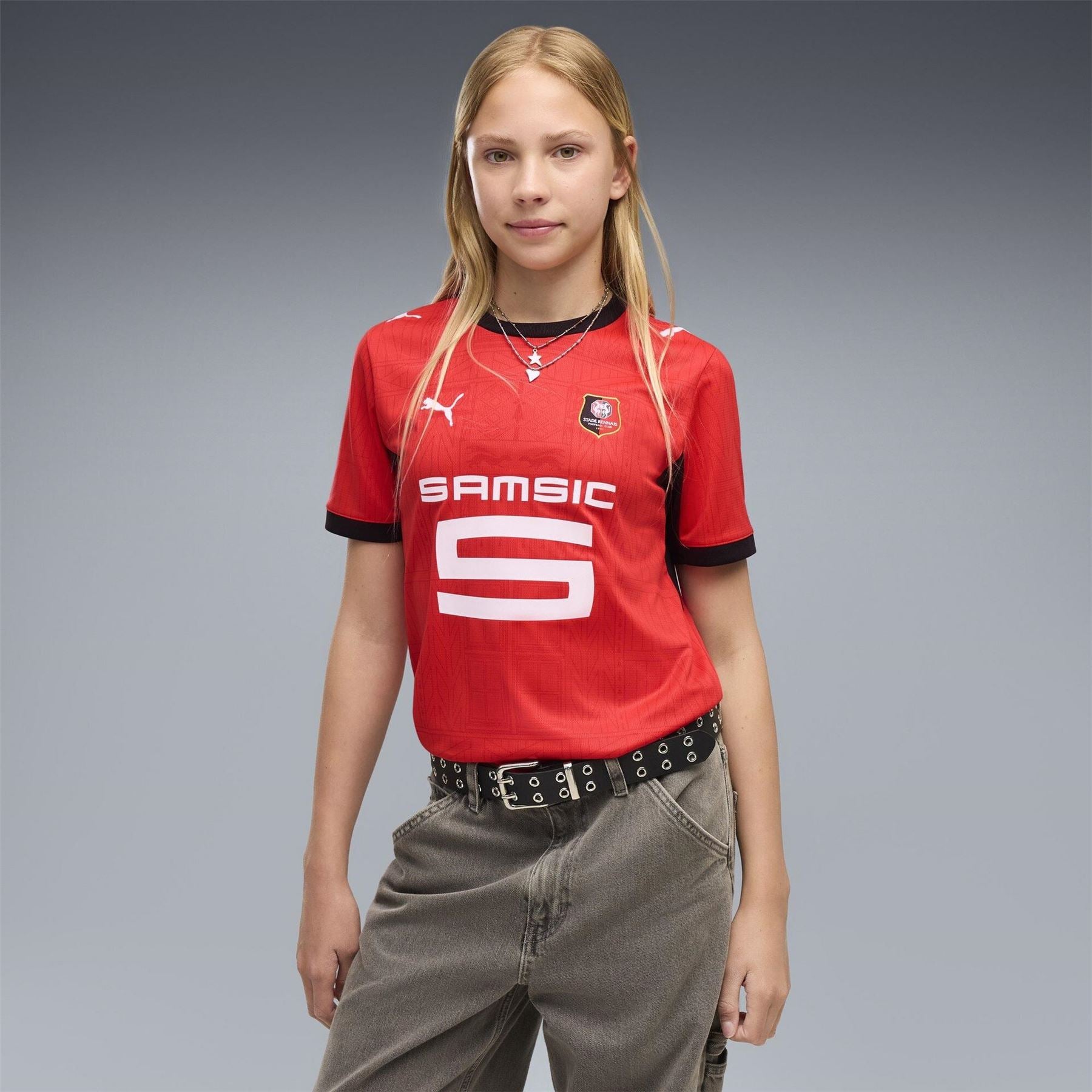Puma Rennais Home Shirt 2026 27 Juniors