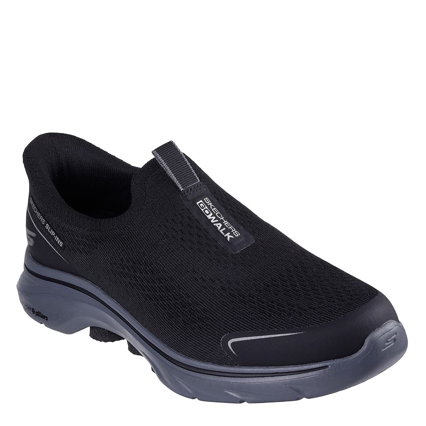 Skechers Mens Go Walk 7   Easy On Evolution Slip Runners