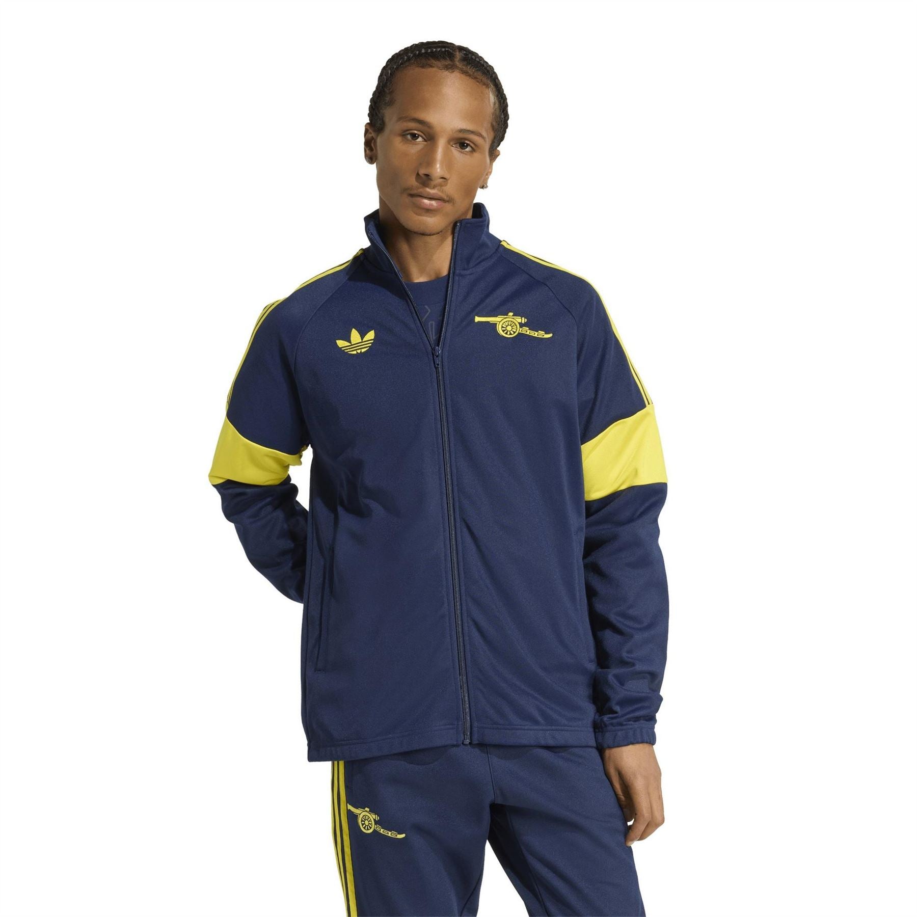 adidas Mens Arsenal Originals Lifestyle Tracksuit Top 25 26
