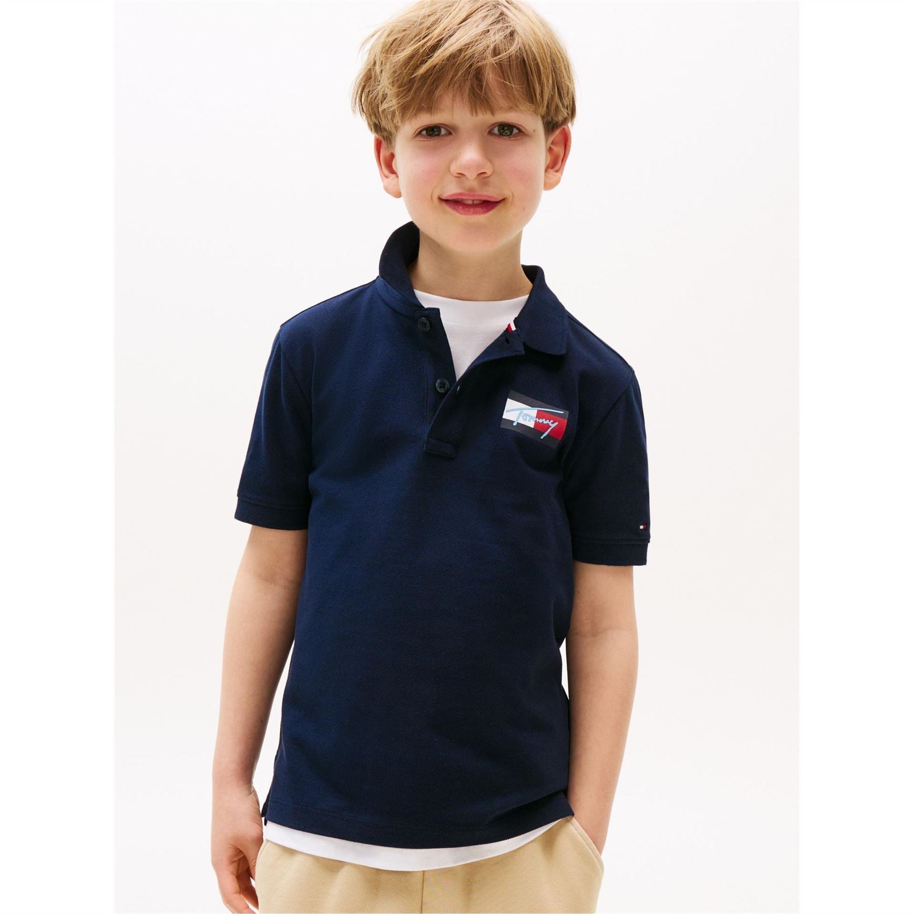 Tommy Hilfiger Script Flag Regular Fit Polo