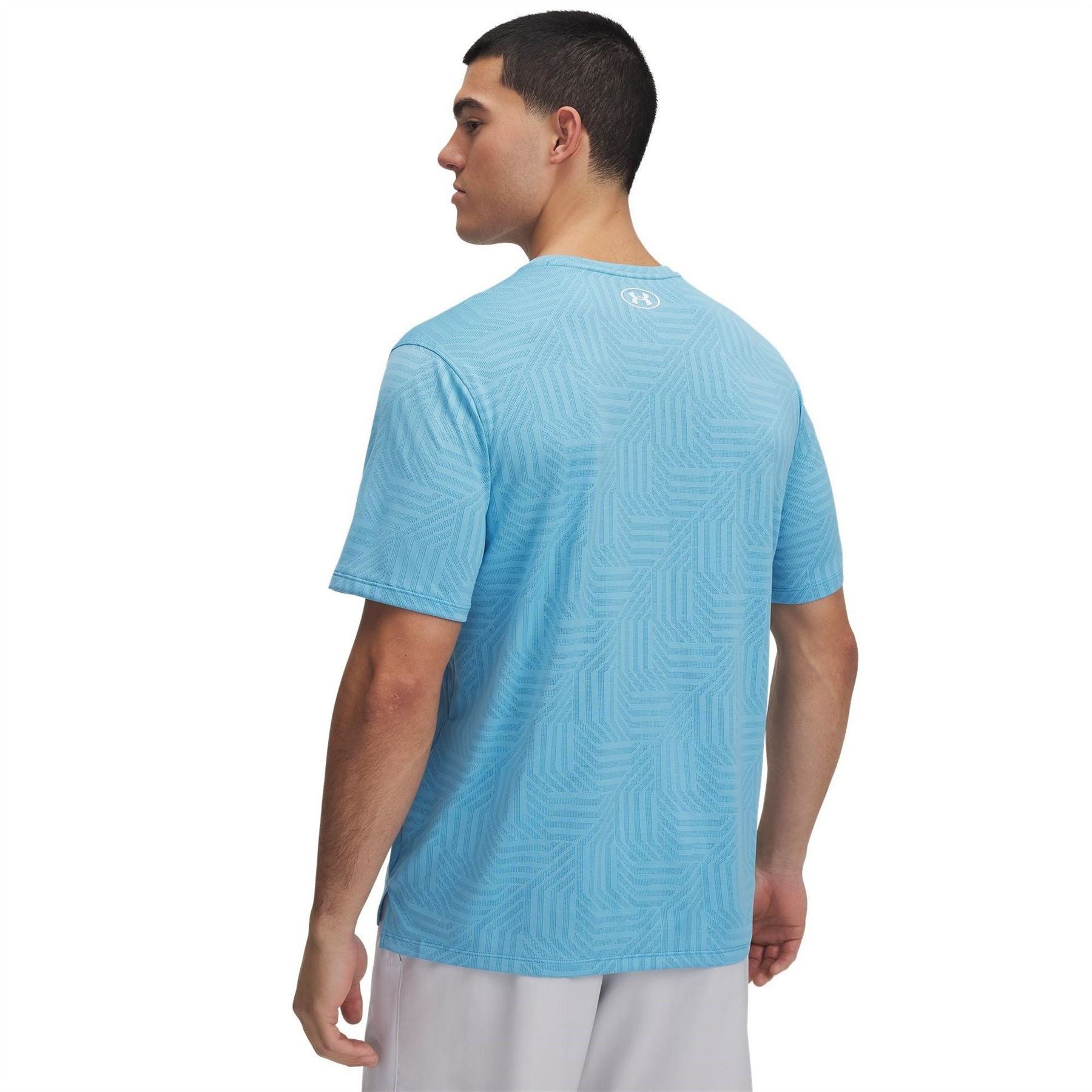 Under Armour Tech Vent Geotessa Short Sleeve Performance Gym Top