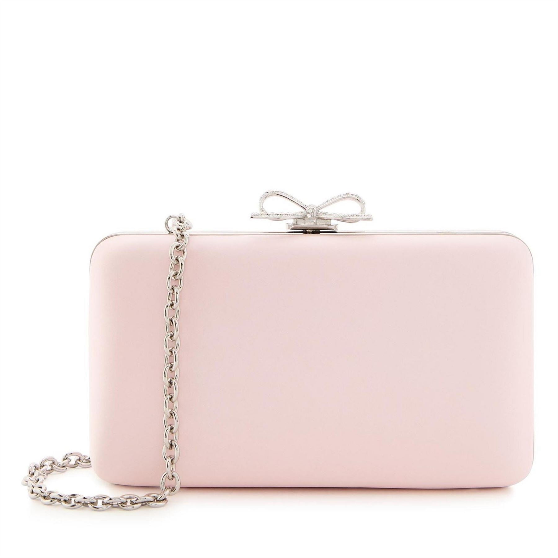 Self Portrait Satin Clutch Bag