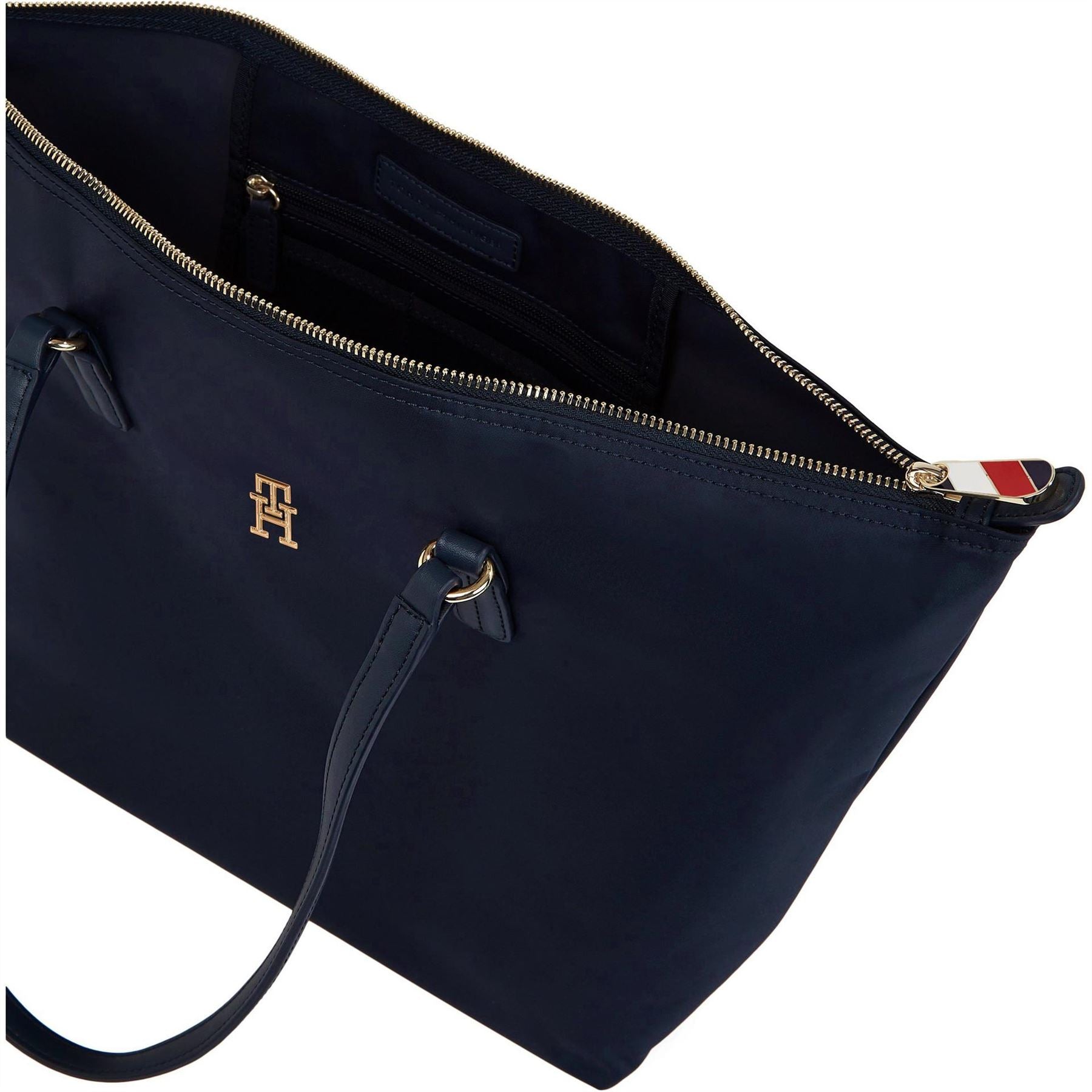 Tommy Hilfiger Monogram Plaque Tote Bag