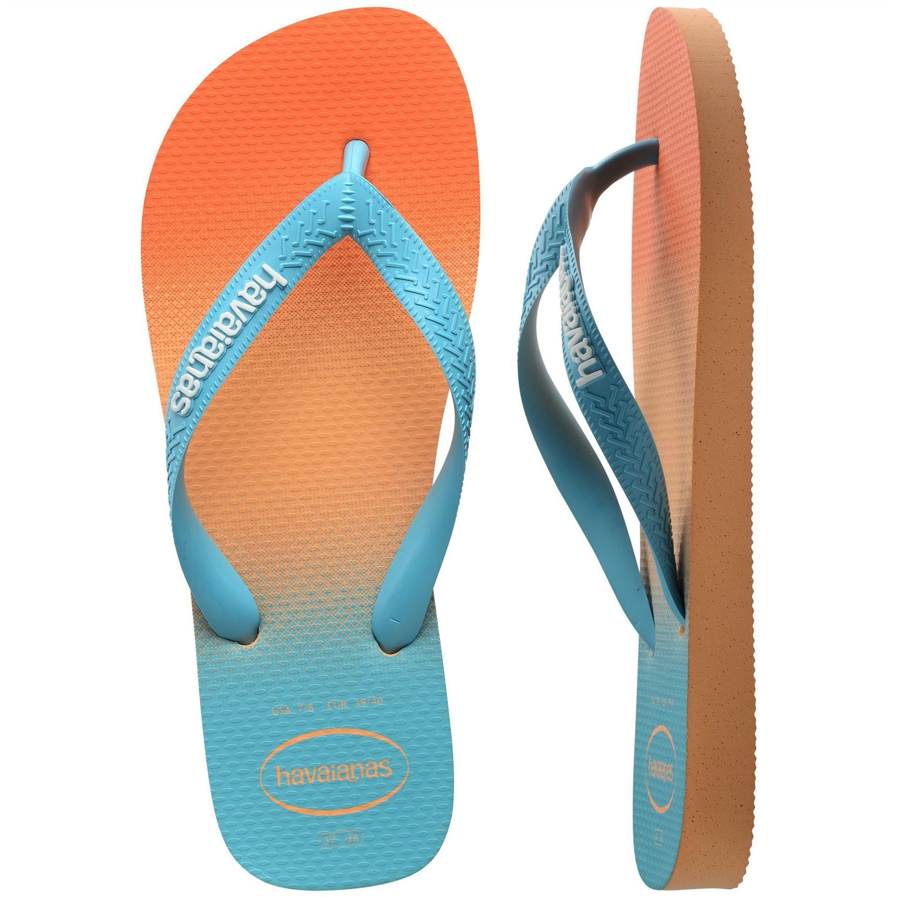 Havaianas Hav. Top Fashion Gold Yellow 33 34 Flip Flops Womens
