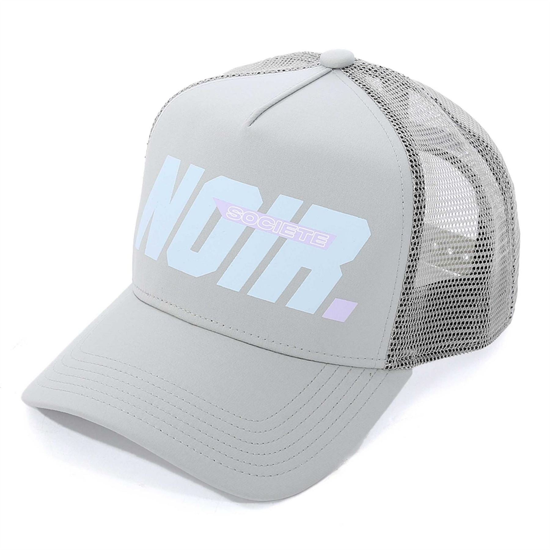 Societe Noir Reflective Lettering Trucker Cap