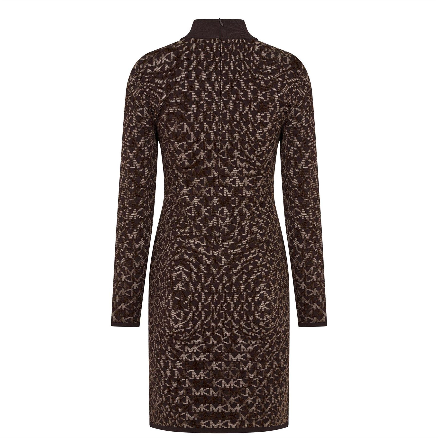 MICHAEL Michael Kors Jacquard Funnel Neck Dress