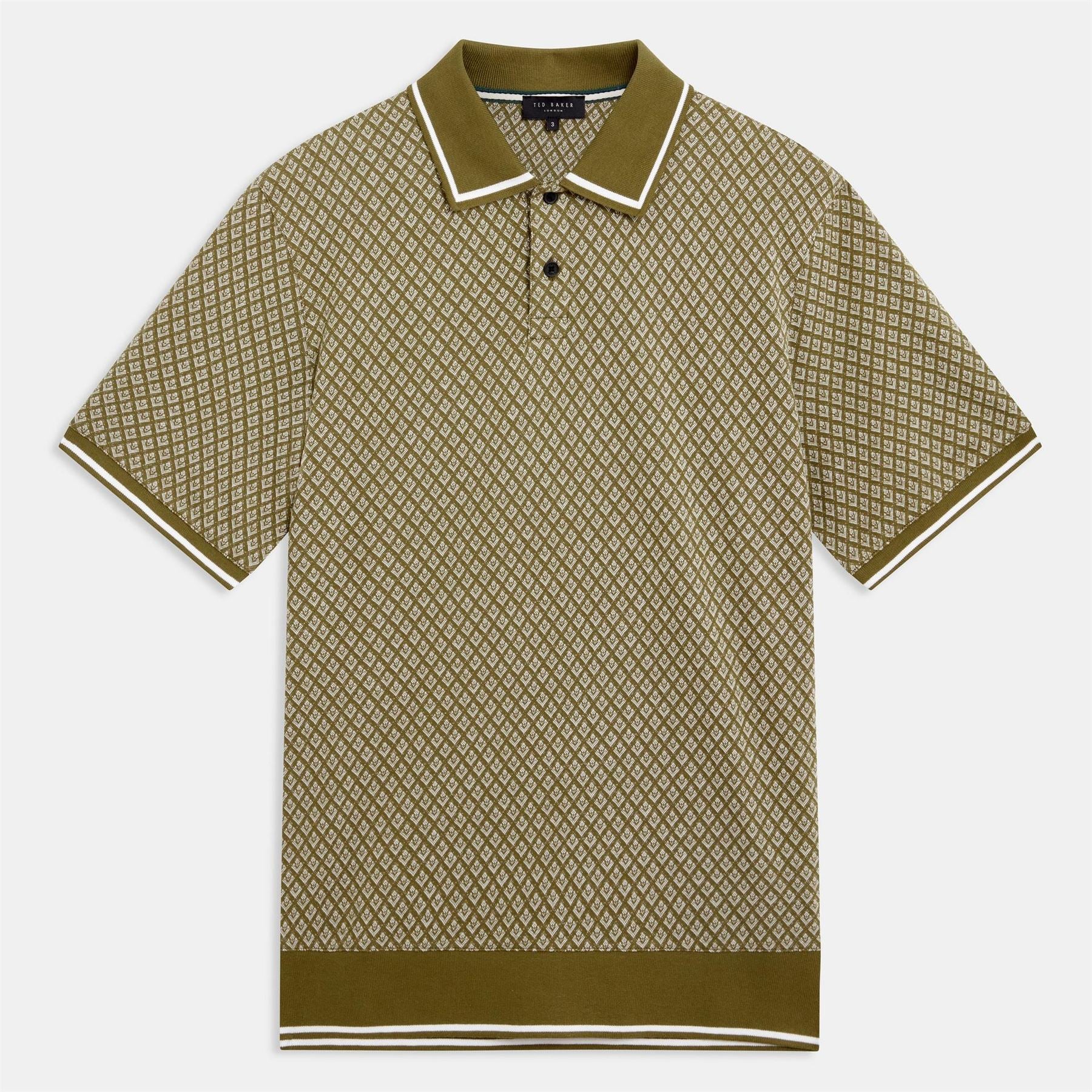 Ted Baker Baker Ss Geo Polo