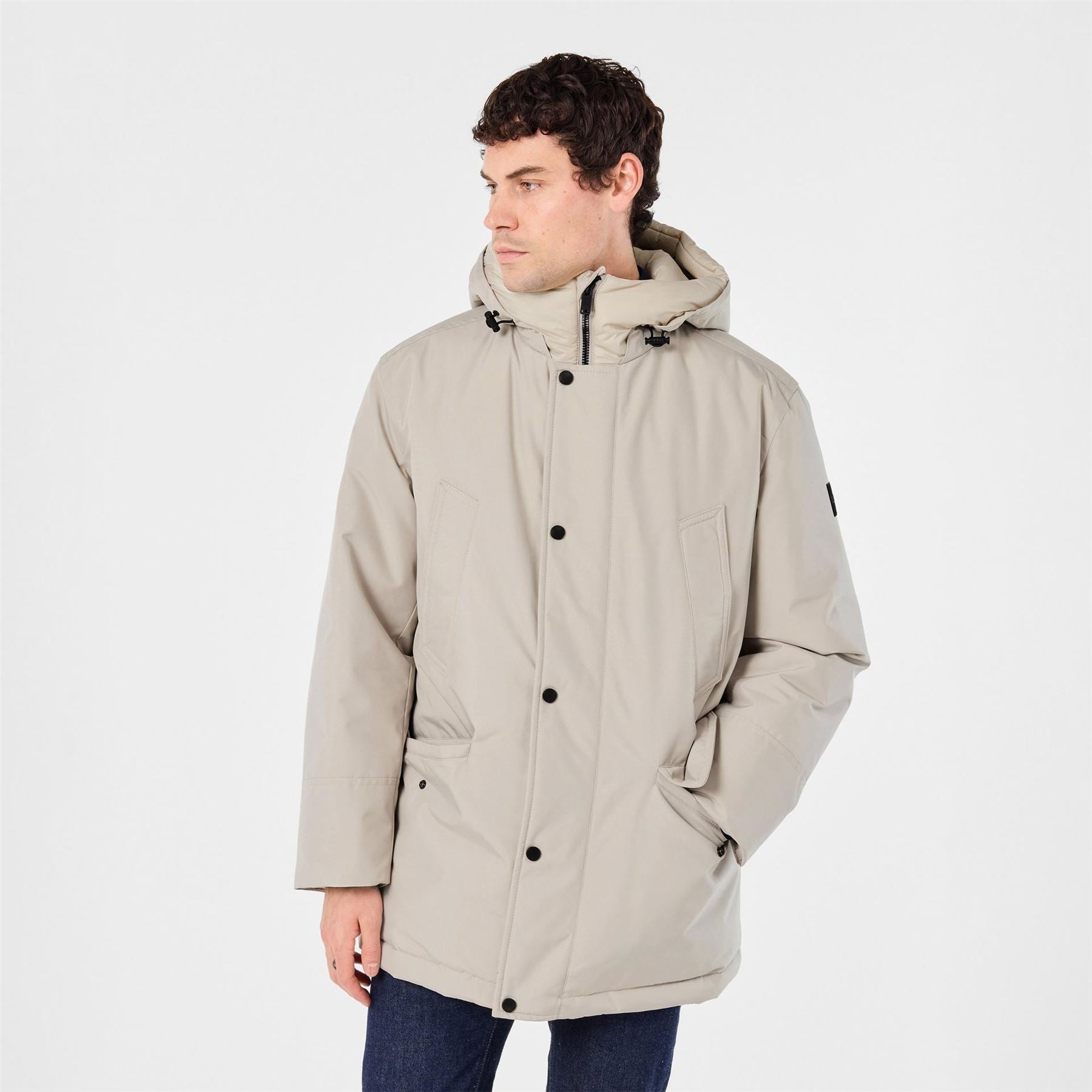 Boss Osias Water Repellent Insulated Relaxed Fit Parka
