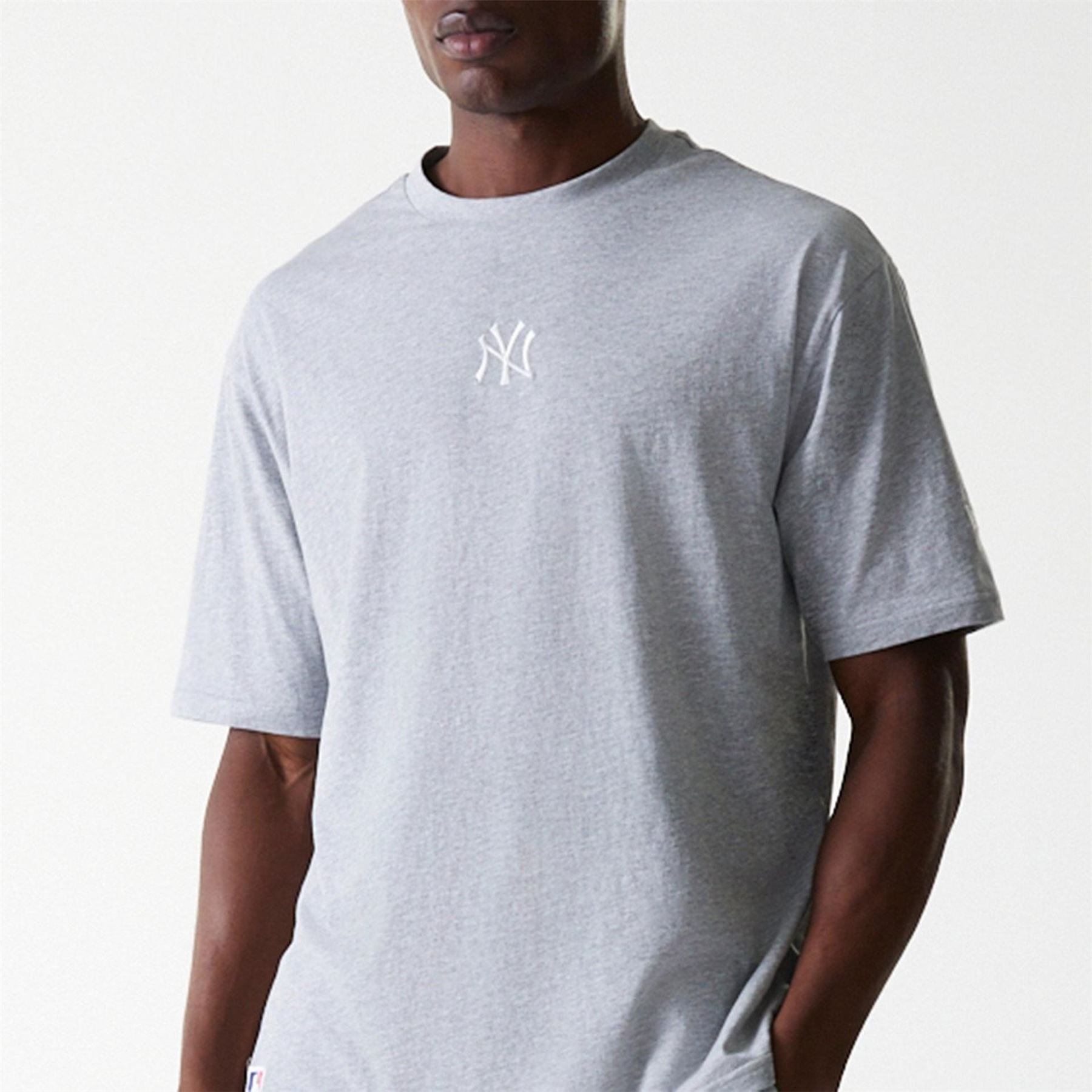 New Era Essential Oversized Embroidered Boyfriend T-Shirt
