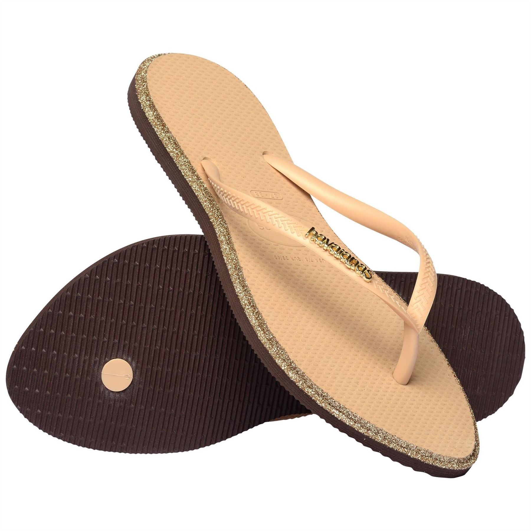 Havaianas Slim Point Glitter Flip Flops