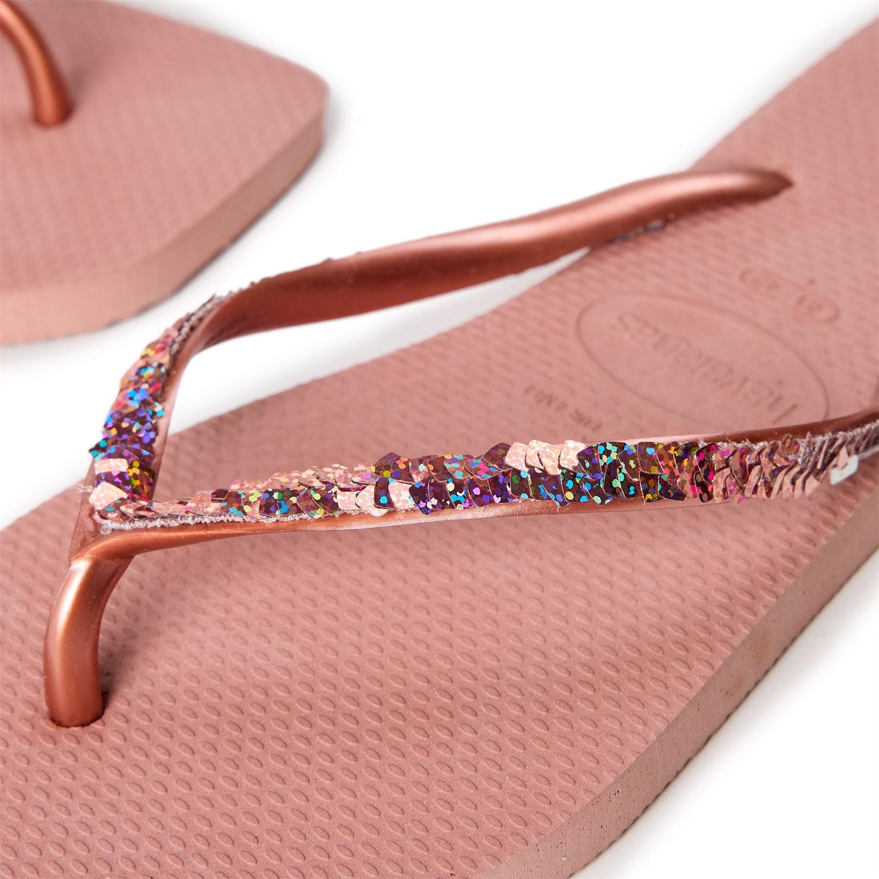 Havaianas Womens Hav. Square Magic Sequin Crocus Ros Flip Flops