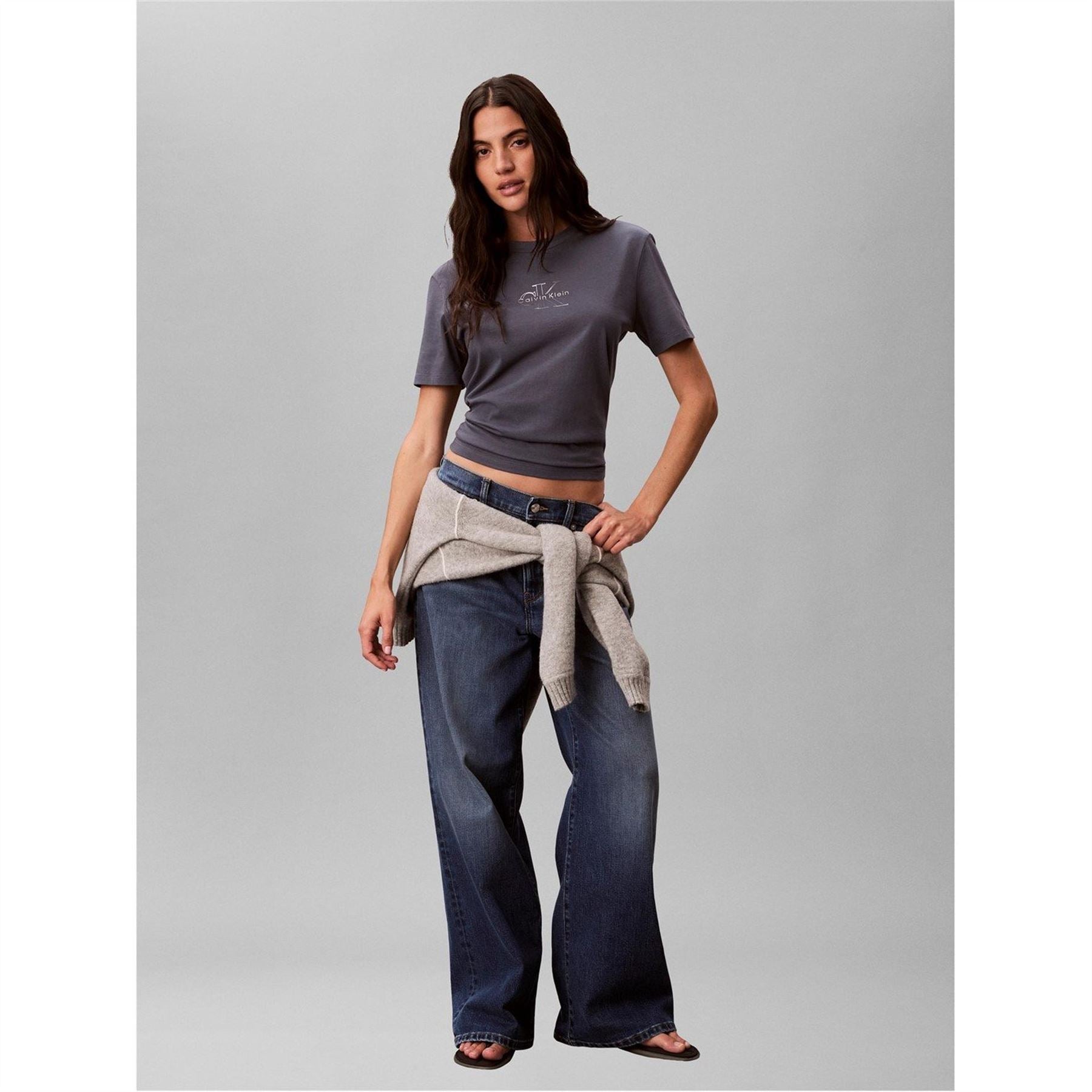 Calvin Klein Jeans Logo T-Shirt Ld63