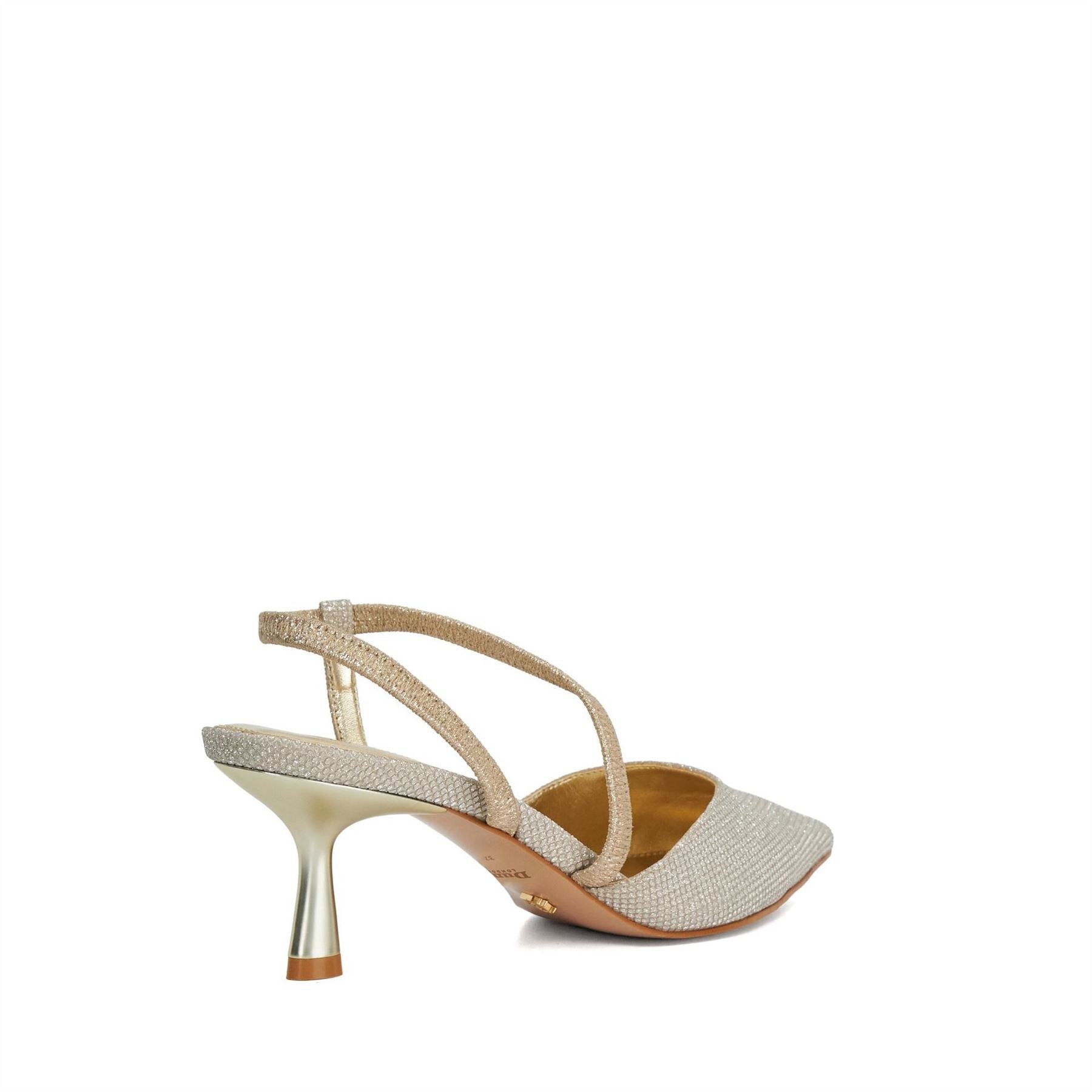 Dune London Textured Leather High Heel Court Shoes