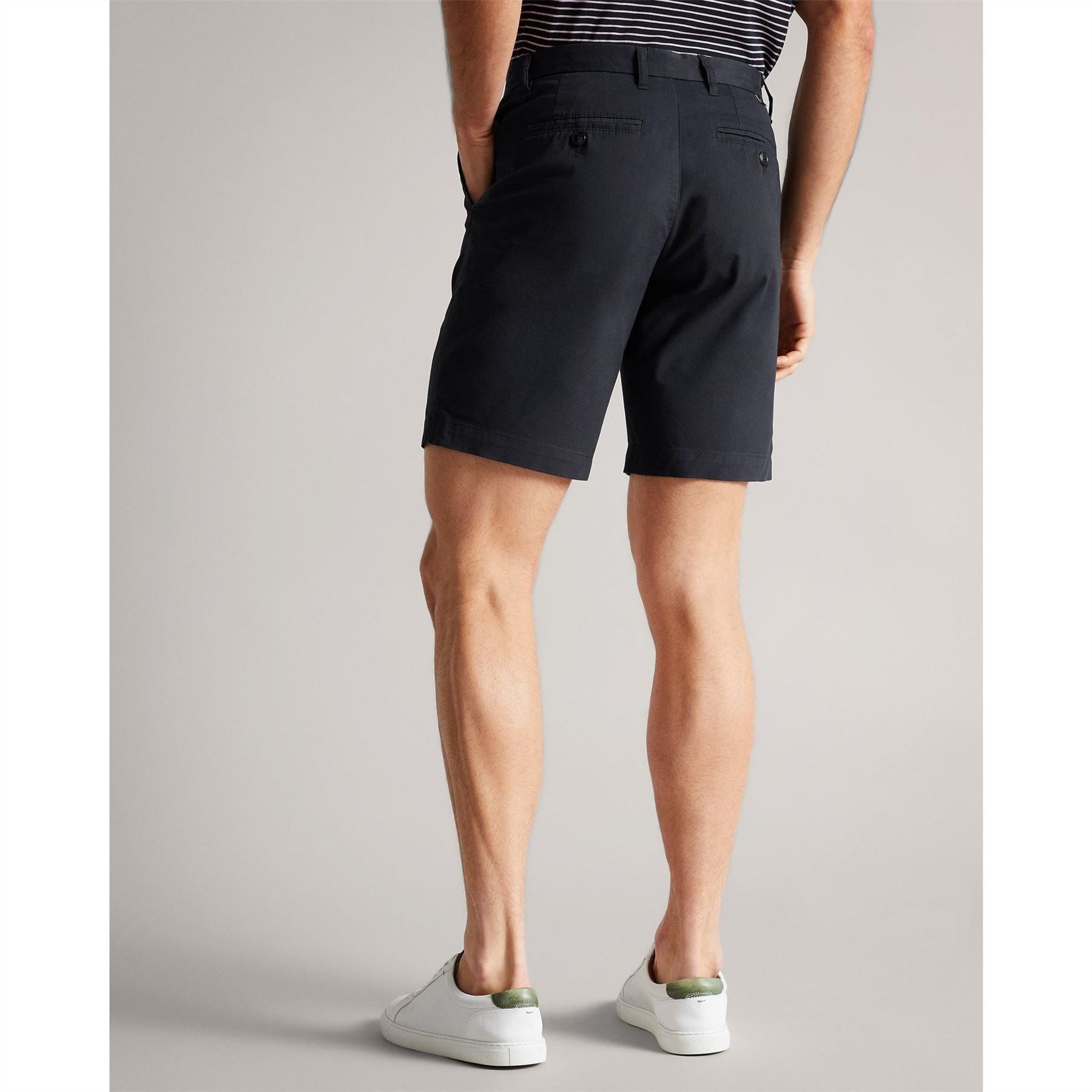 Ted Baker Solid Patterned Chino Shorts