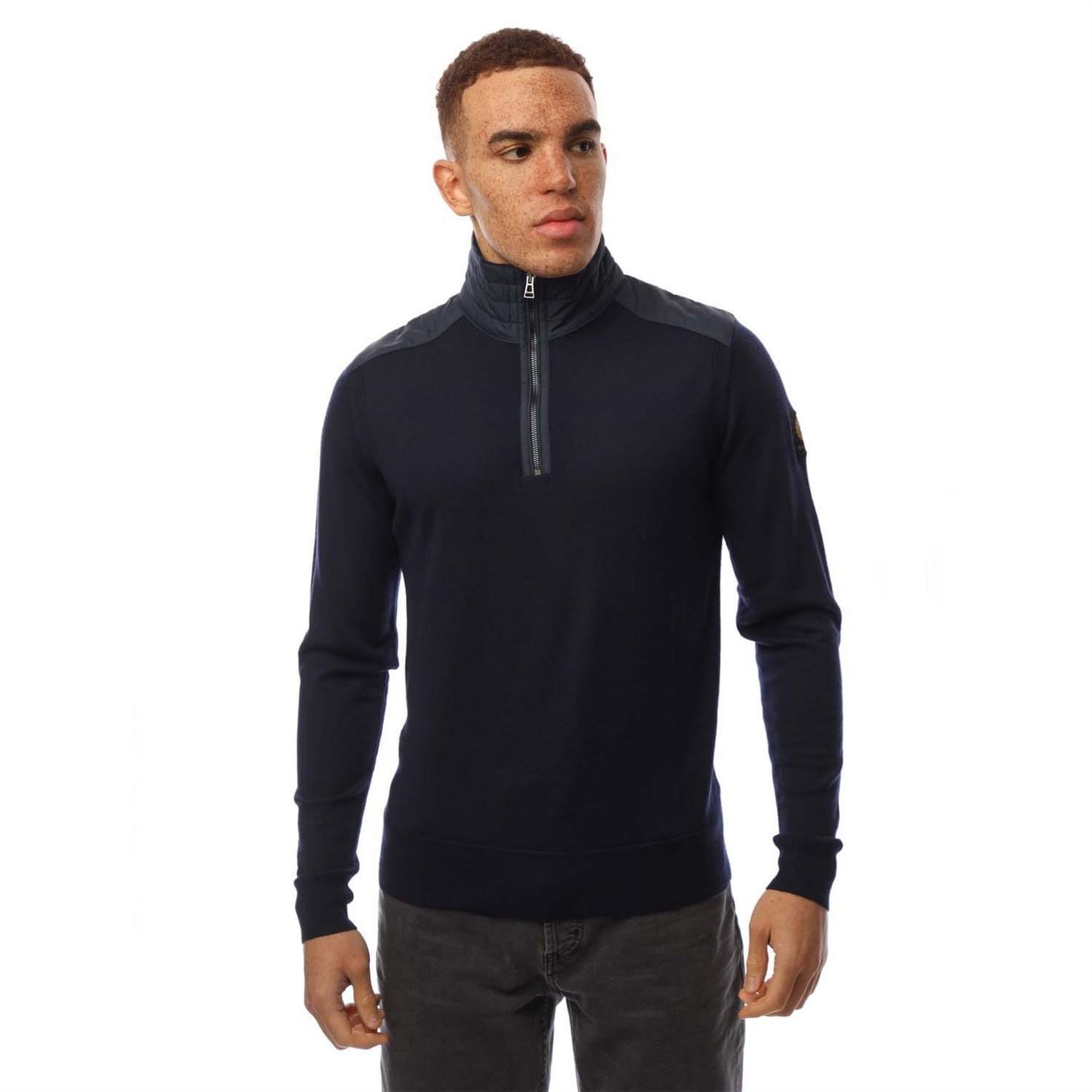 Belstaff Kilmington Quarter Zip Jumper