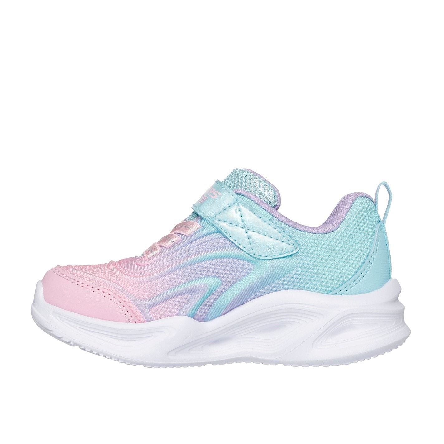 Skechers Lighted Gore  And  Strap Sneaker W Ombr Light Up Trainers Girls