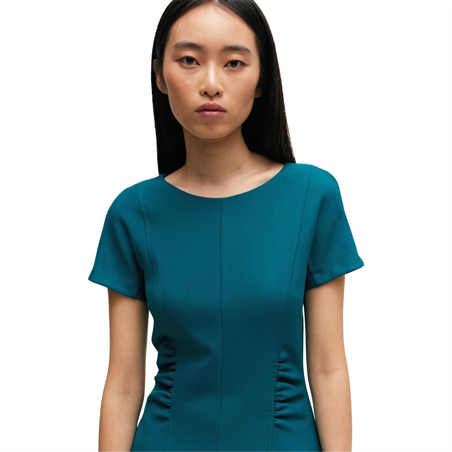 Boss Crew Neck Midi Dress
